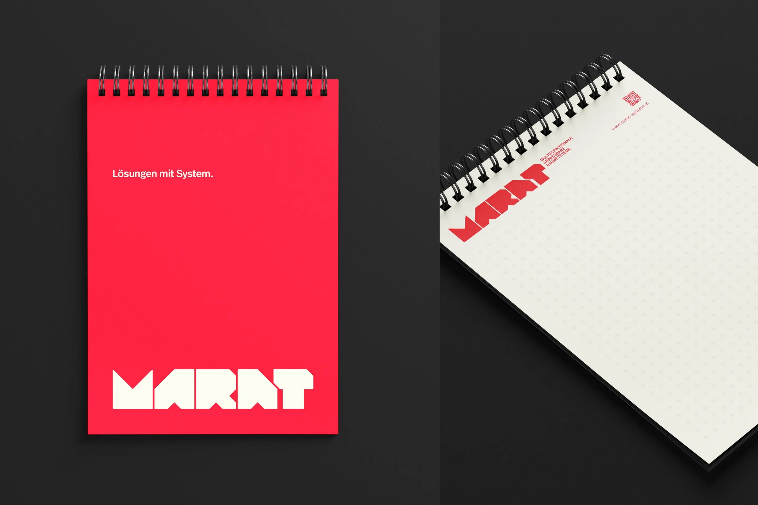 Corporate Design: Schreibblock / MARAT RAUMSYSTEME