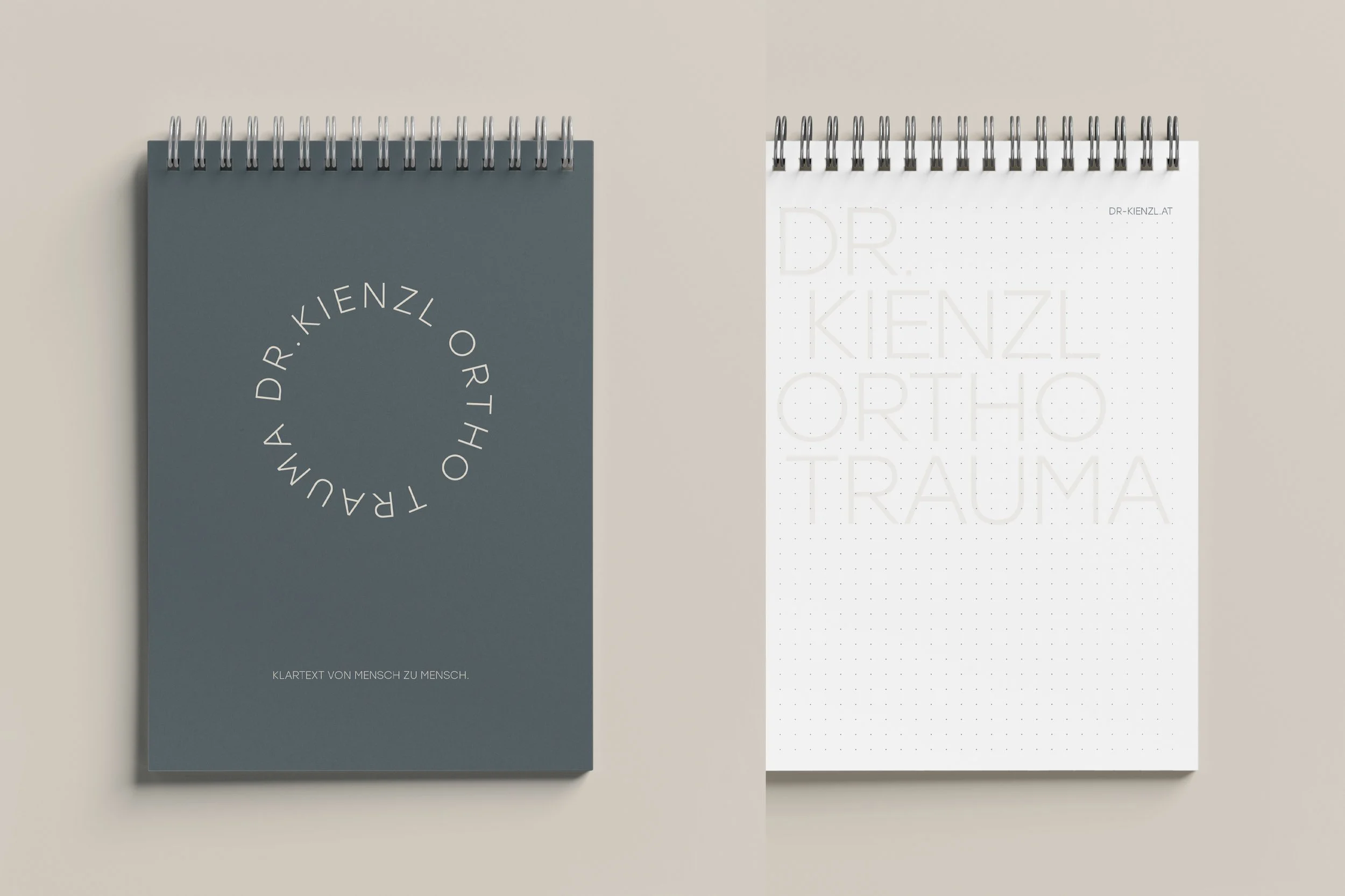 Corporate Design: Schreibblock / DR. WOLFGANG KIENZL