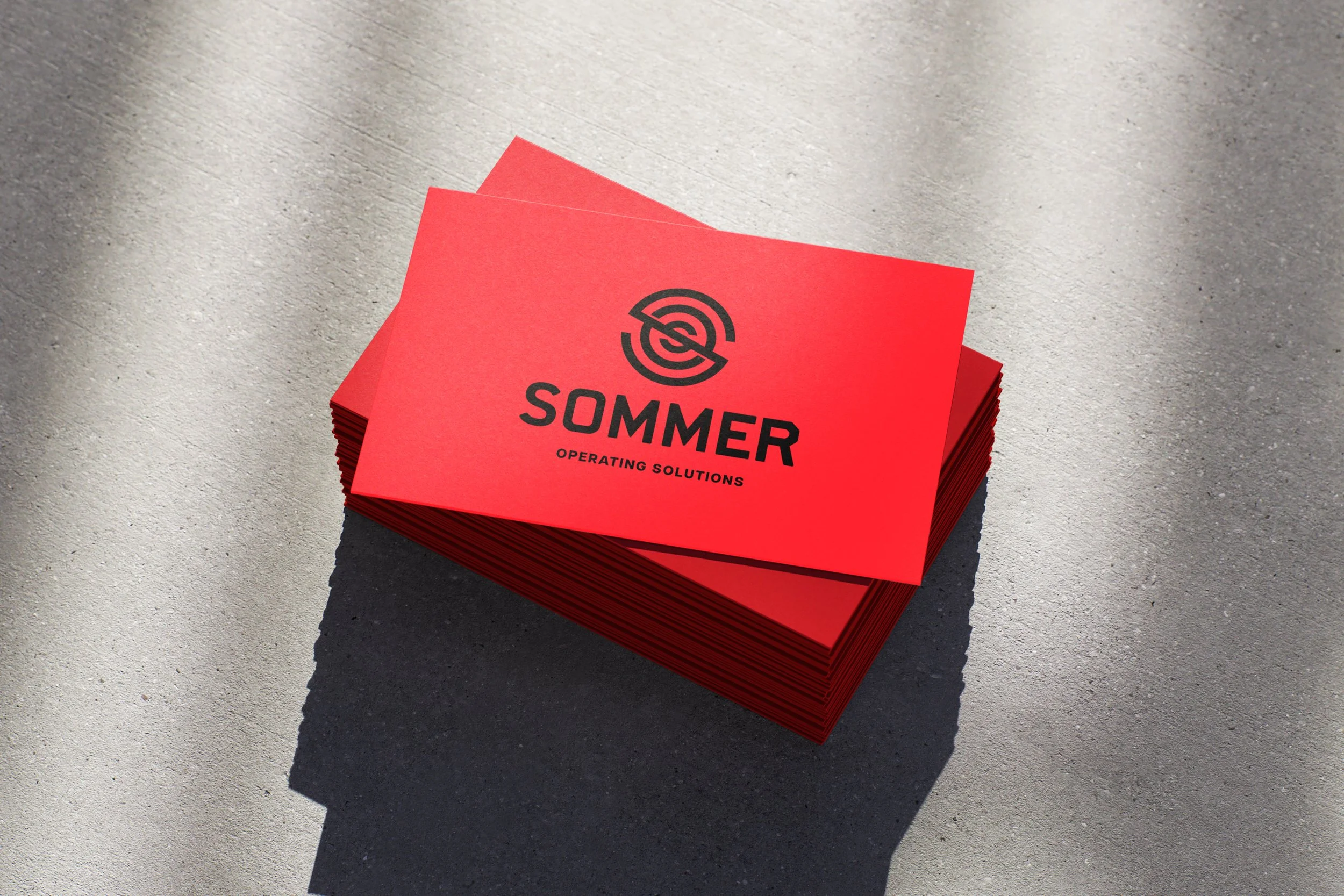 Logodesign + Branddesign / Sommer Operating Solutions GmbH
