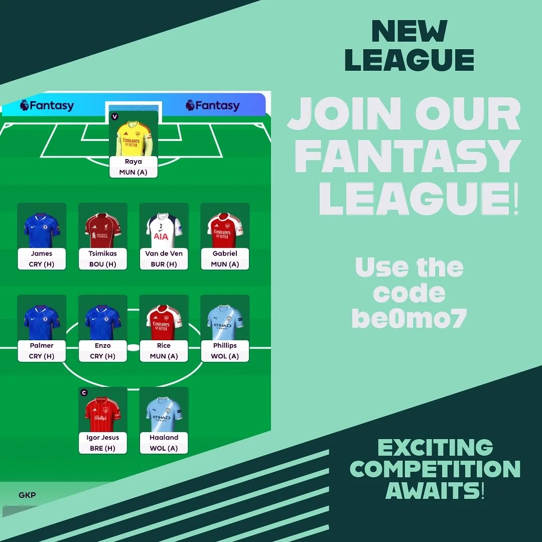 Premier league football returns tonight with the almighty Chelsea taking a trip to West Ham. 

Our last post for FPL was a head2head league but we&rsquo;ve now created a classical league for all to join. 

Use the code be0mo7 to join 

1st place  2 f