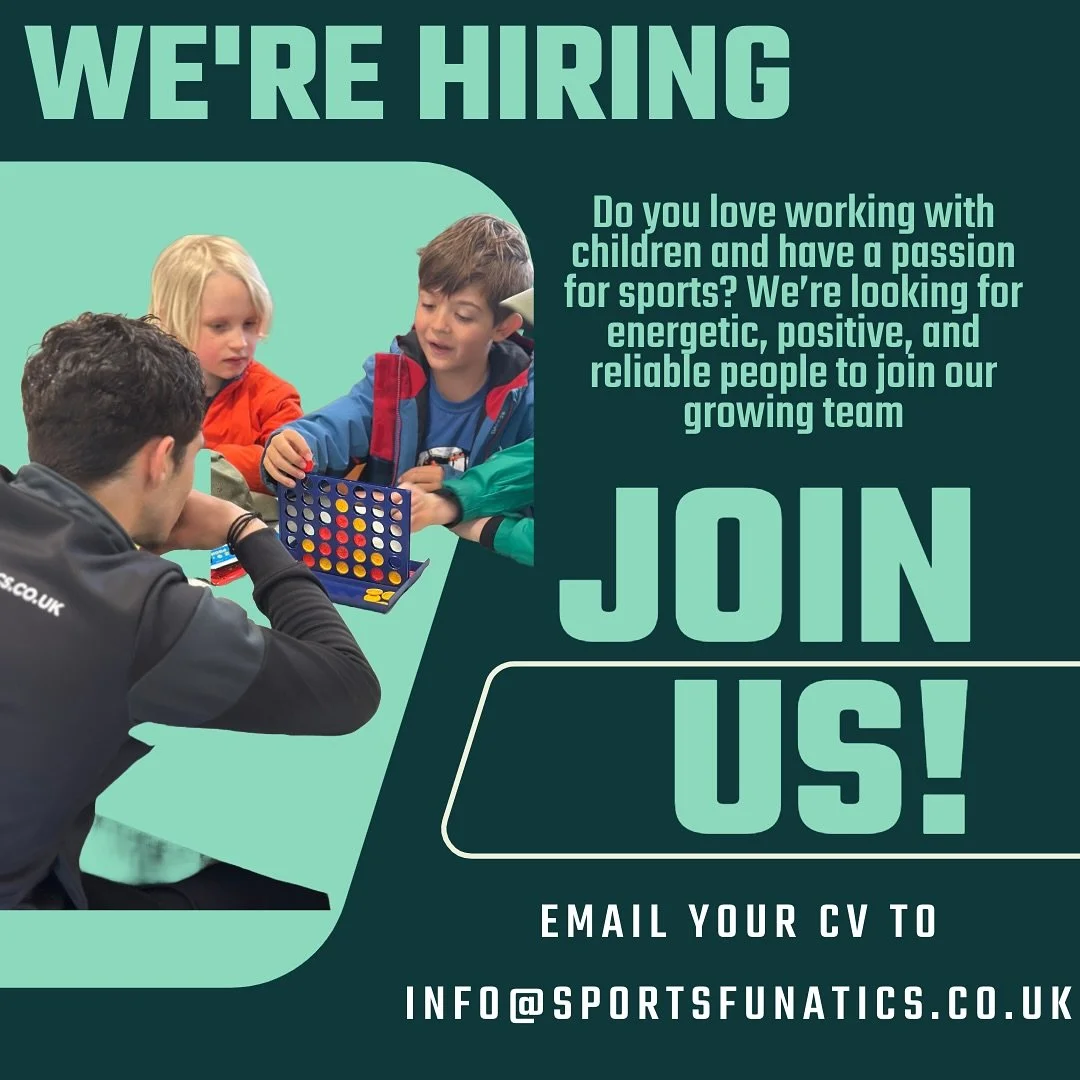 If you&rsquo;ve got the energy to keep up with little athletes and the passion to make sports FUN, we want YOU on our team! 

We value experience, but we will provide training for the right enthusiastic and committed person. 

DM us or send your CV t