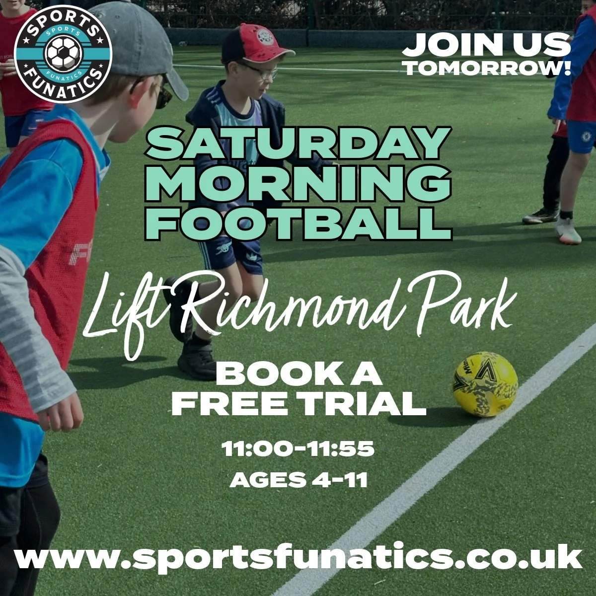 Our Saturday Morning football is back tomorrow ⚽️

The weekends have not been the same without our weekly Saturday morning programme and we&rsquo;re so excited to be back. 

If you&rsquo;d like to come and join the fun, you can book a FREE trial via 