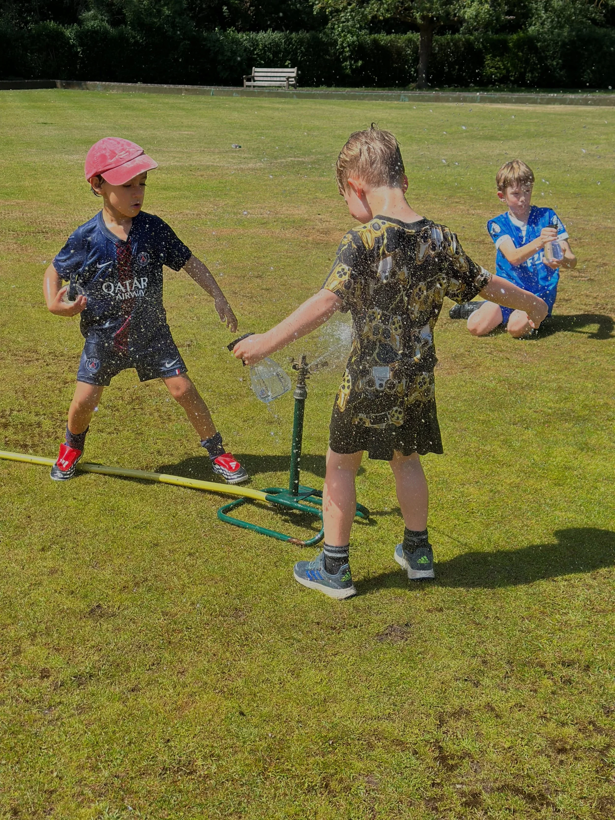 What a start to camp. Don&rsquo;t think much sport got played today but boy did the kids have fun in the sprinklers!