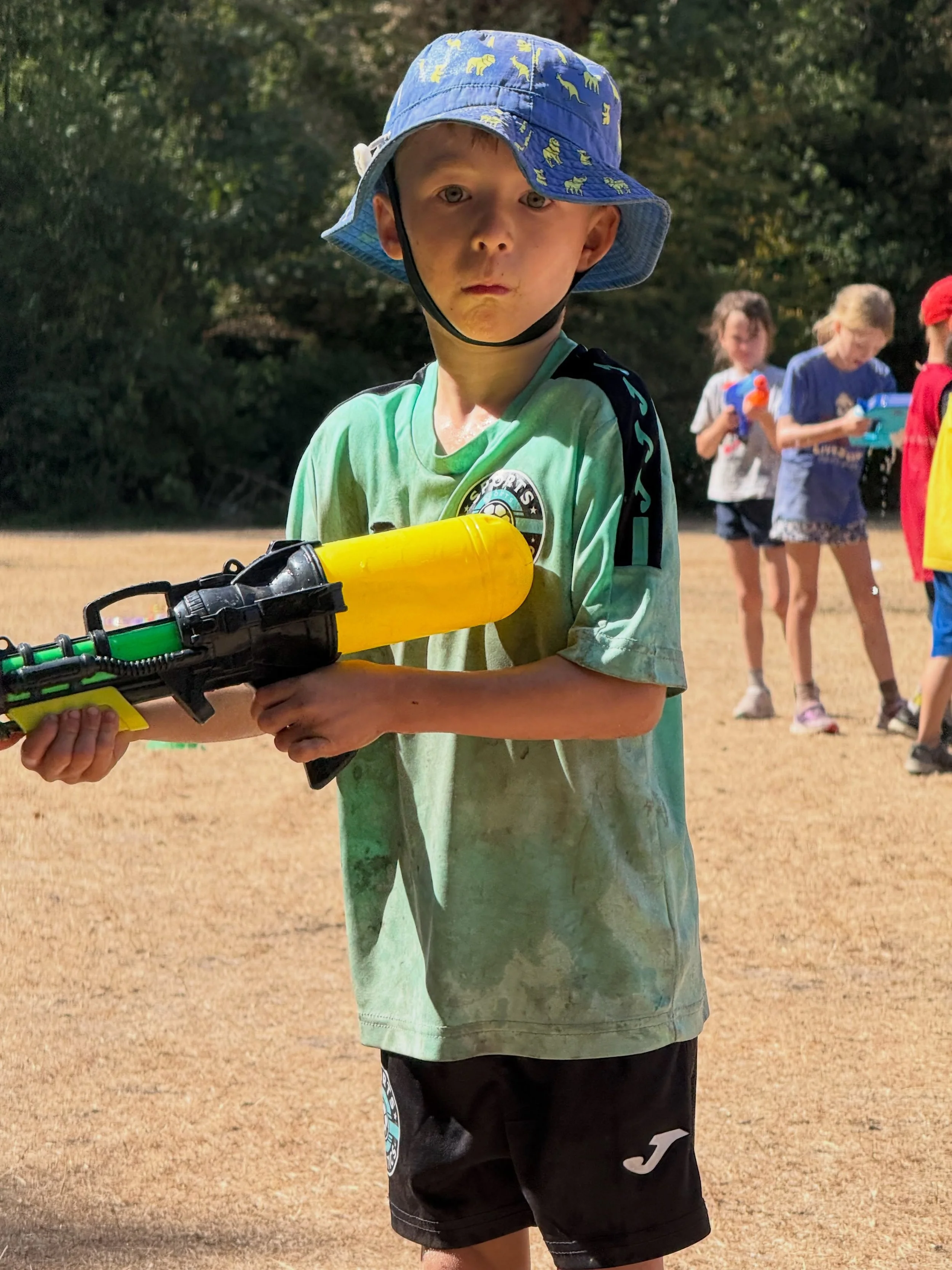 POV: you picked the wrong person to splash first 😭💦

Bucket hat ✅
Water gun ✅
Game face ✅

It&rsquo;s getting serious out here 😂

#SportsFunatics #SummerCamp #WaterFight #SummerFun #HolidayCamp