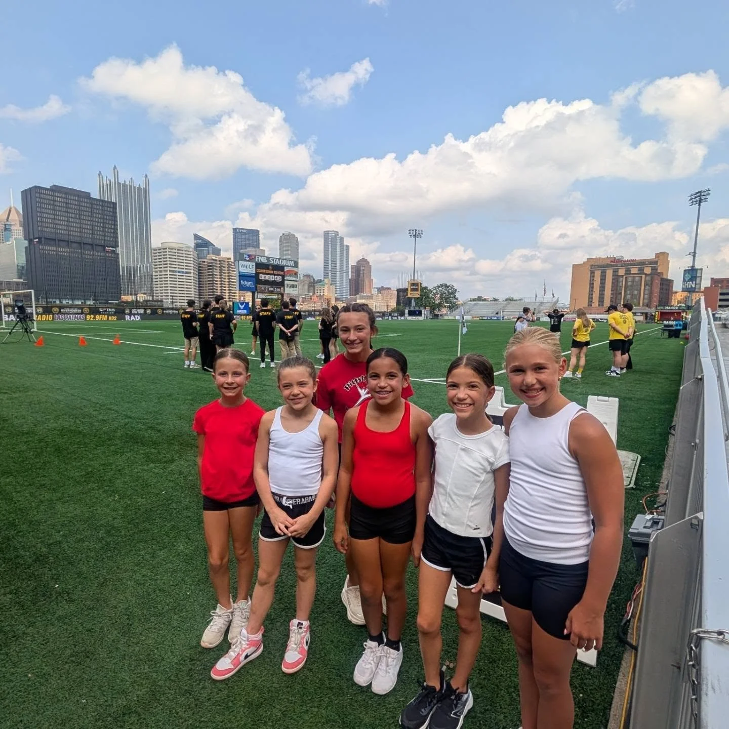 Do you want to do the #riverhounds half time show?? Yes. Yes we do🌟🌟

Beautiful view. Great experience!!! 

Thanks to all who participated 🙏❤️ 

#halftimeshow #experience #justsayyes #pghgirl