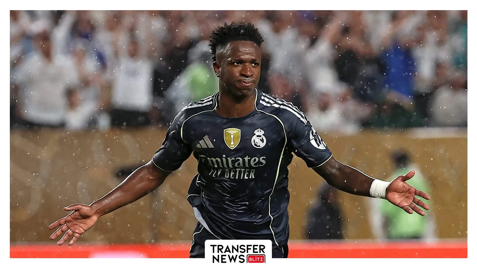 Vinicius Jr at the FIFA Club World Cup with Real Madrid.