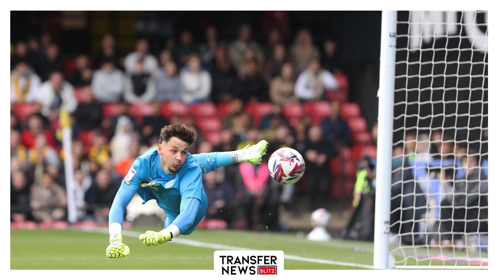 James Trafford in action for Burnley.