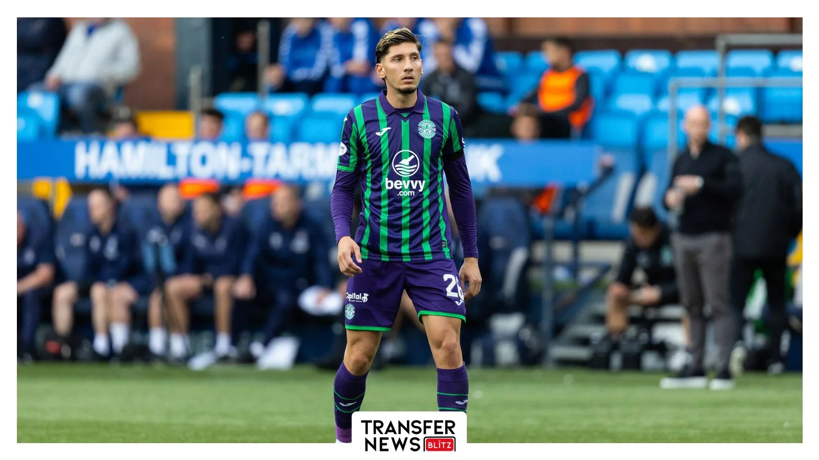 Nectar Triantis in action for Hibernian last term.