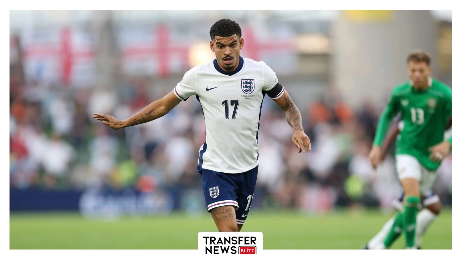 Morgan Gibbs-White on England duty.