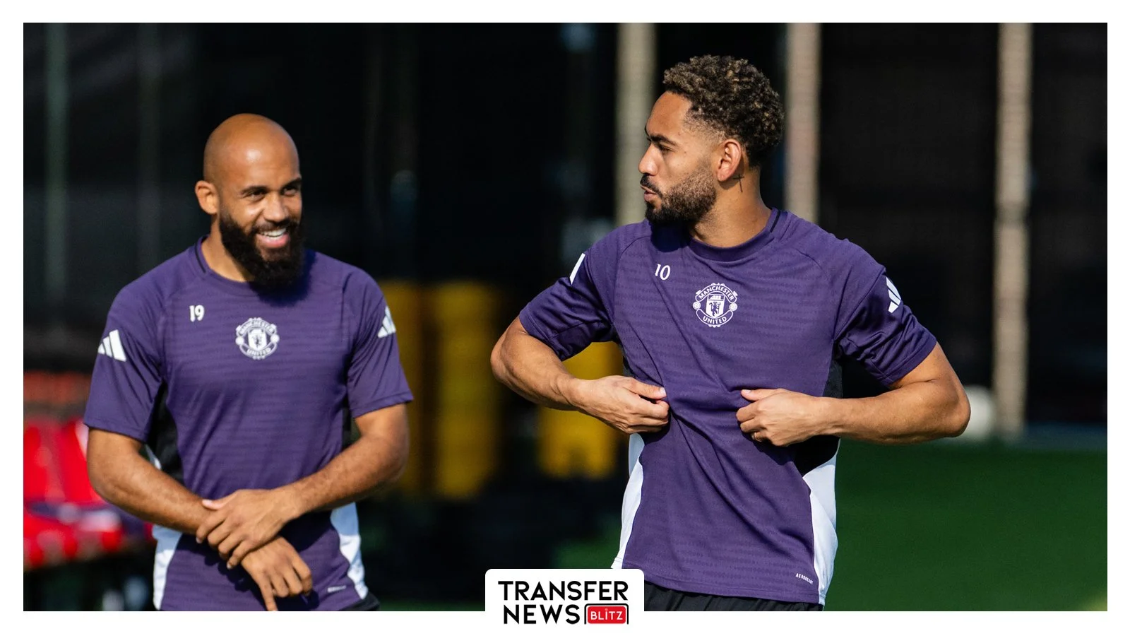 Manchester United duo Bryan Mbeumo and Mathues Cunha.