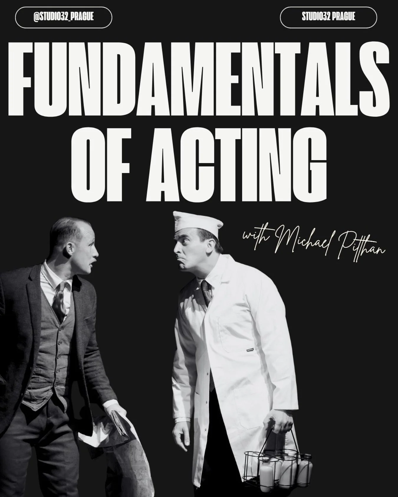 Ready to level up your acting skills? 🚀 Mikey Pitts (@pikeymittens) presents Fundamentals of Acting, starting Oct 27, every Monday 7:45-9:15 PM! 🎭 Discover stagecraft, script analysis, and improvisation techniques to unlock your true potential. Joi