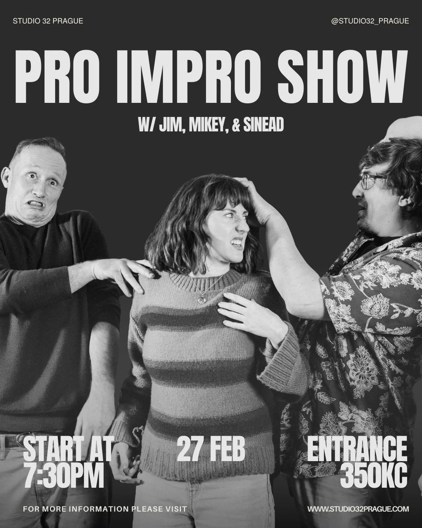 We&rsquo;re back for another wild night of comedy at Studio 32! 🥳 and we now have online ticketing! 🤓

Come hang out with us this Friday and let the comic genius of @sineadphelps @jimjhigh and @theofficiallordradzig let you forget about everything 