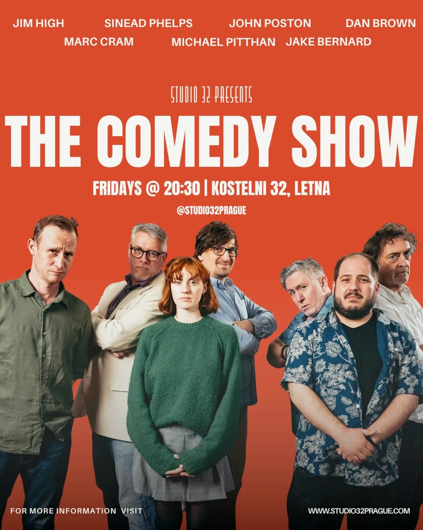 Oooo yes we&rsquo;re BACK this week, despite the holiday! 🥳 Improv Night at Studio 32! Now at a new later time, 20:30! 🌙 We promise a night of laughs and mayhem! Come on down to the funniest show in town ✨

This week featuring
Jim High, Jake Buckne