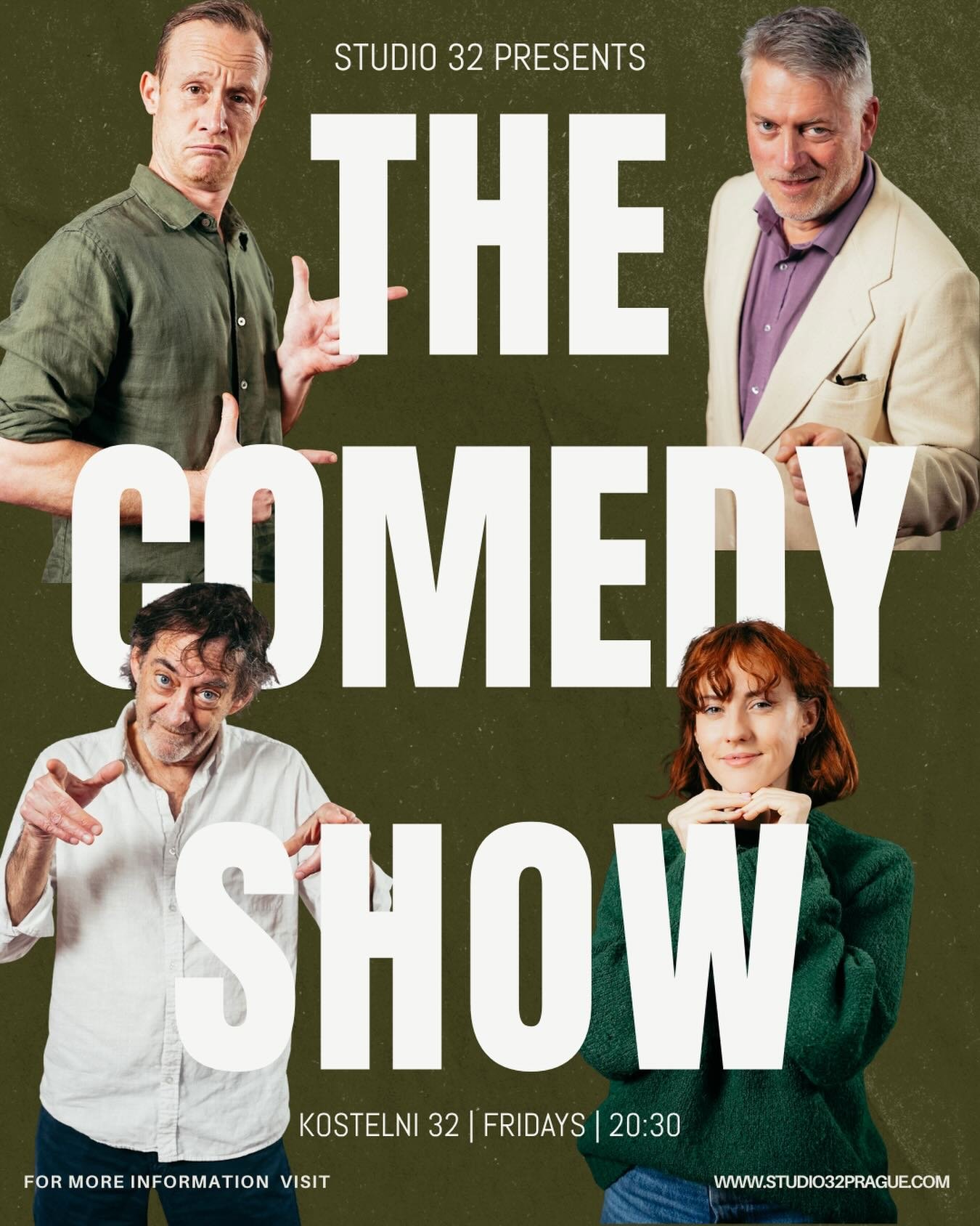 TONIGHTS LINEUP 🥳 Jim High, Marc Cram, Dan Brown, and Sinead Phelps! 

With musical accompaniment by @elinapalovaara and @richiethepeters 🎶

Doors NOW open at 7:30, show starts at 8:30!

Tickets: 350kc 😊 See you there!

#pragueimprov #praguetheate