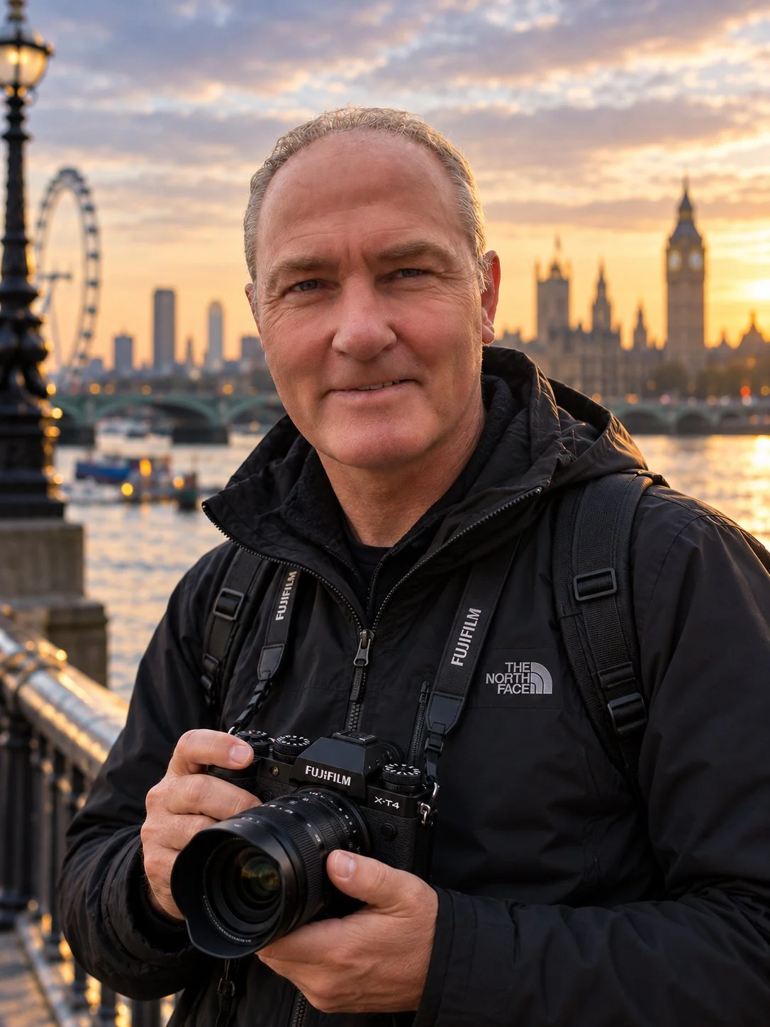 Photo of Mark Roche Holding Camera