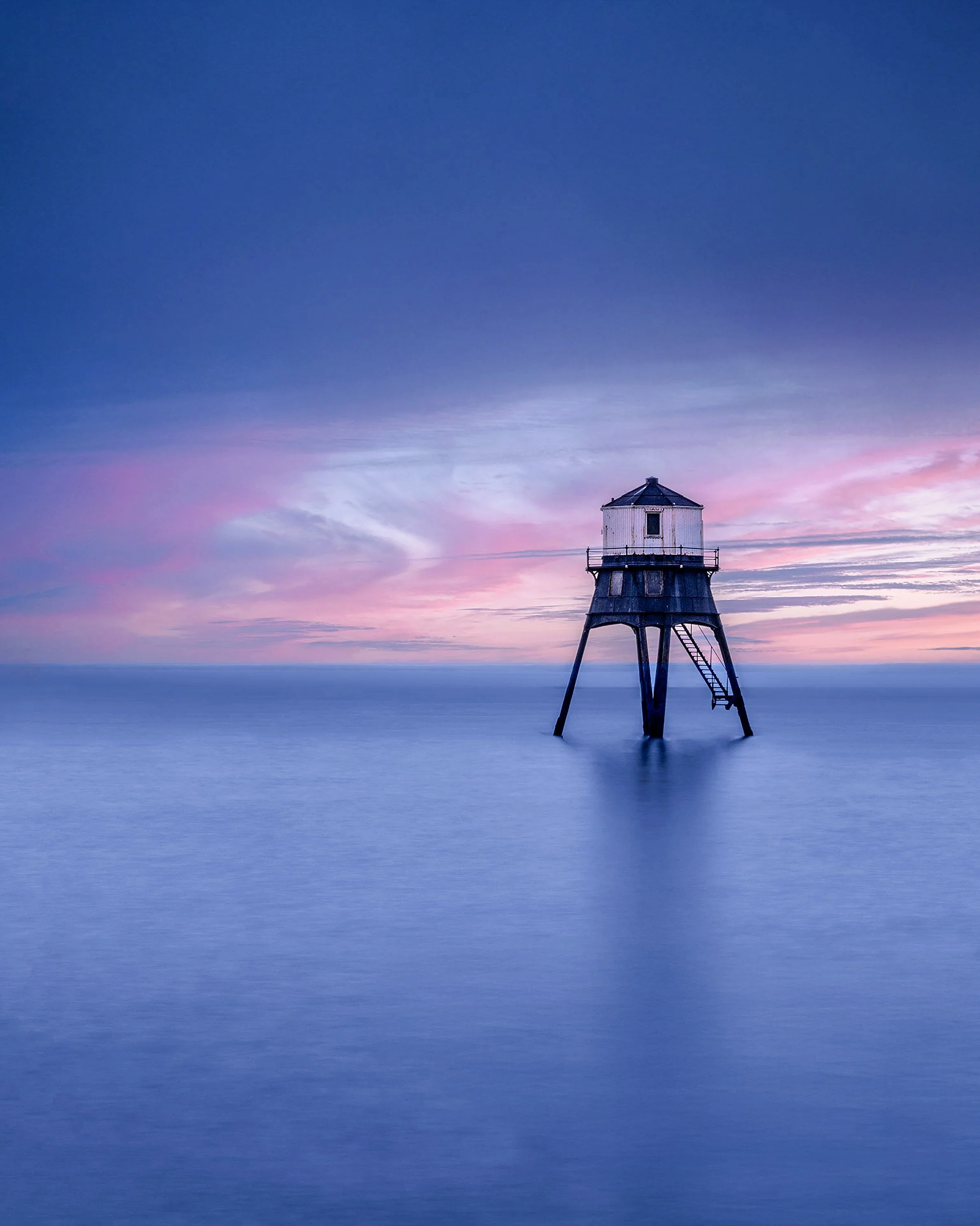Long exposure of Dovercourt Lighthouse in Harwich Essex