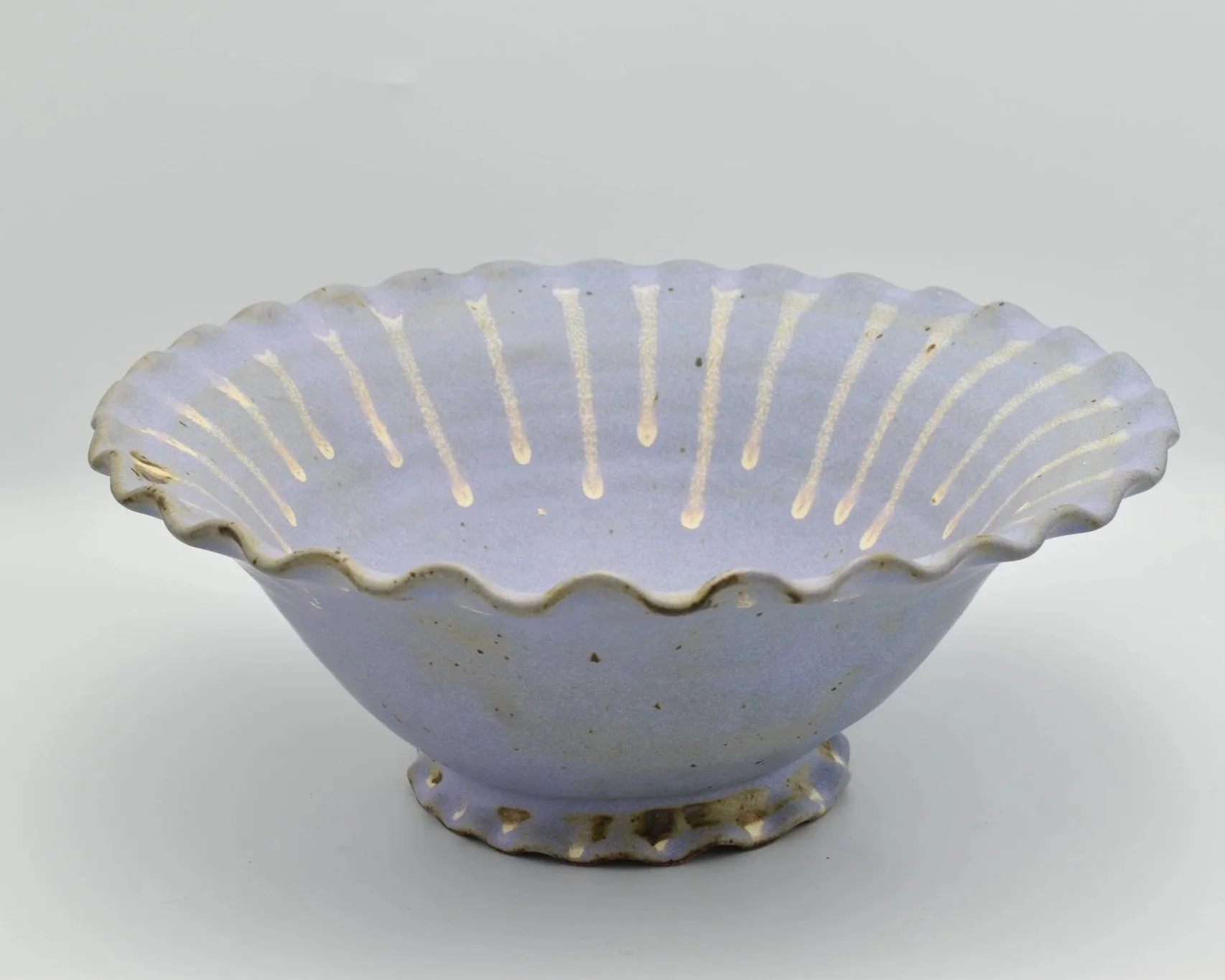 Purple Serving Bowl