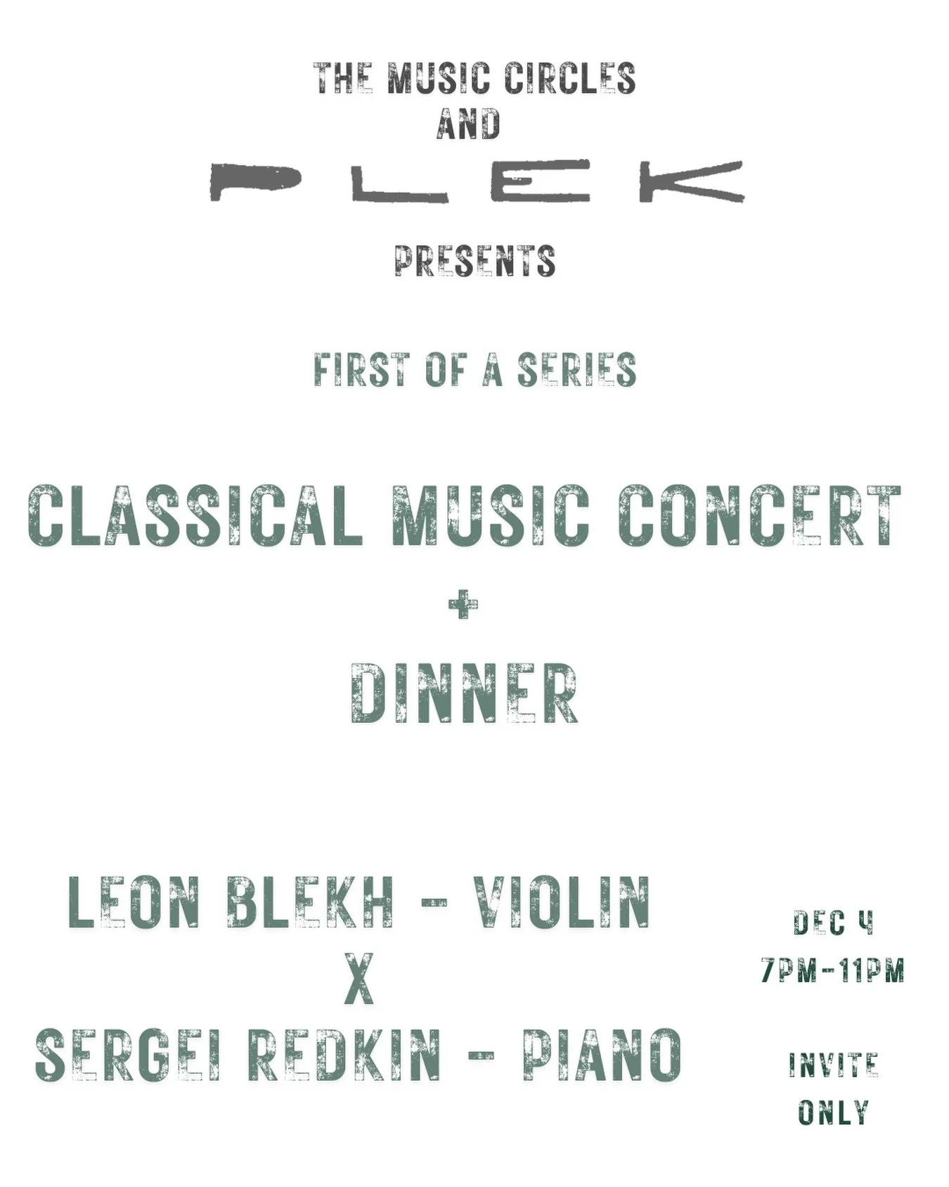 Inaugurating our new grand piano and our first collaboration with @themusiccircles 
Invitation only - stay tuned for the next round

Program : 
F. Kreisler - Sch&ouml;n Rosmarin 
F. Schubert - Sonata &ldquo;Grand Duo&rdquo;
J. Sibelius - the Trees 
G