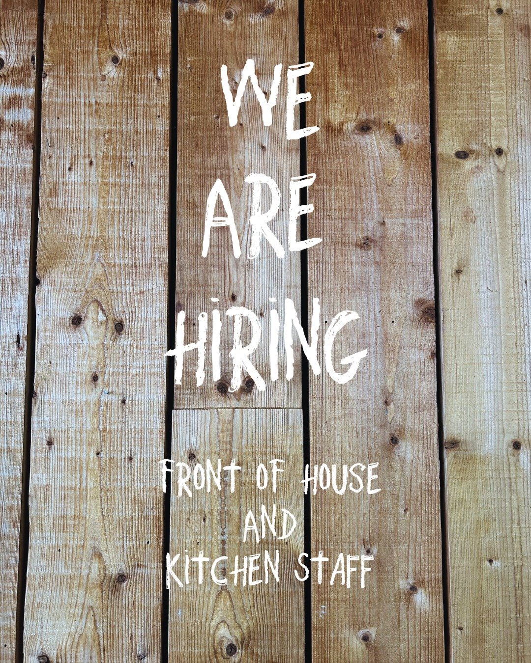 PLEK (resto) is looking for new team members ! 
We are hiring, all the details are in the carousel. If what we stand for resonates with you&rsquo;d like to be part of a great team in a unique environment 🌳🌲🌳, we&rsquo;d love to hear from you. Feel