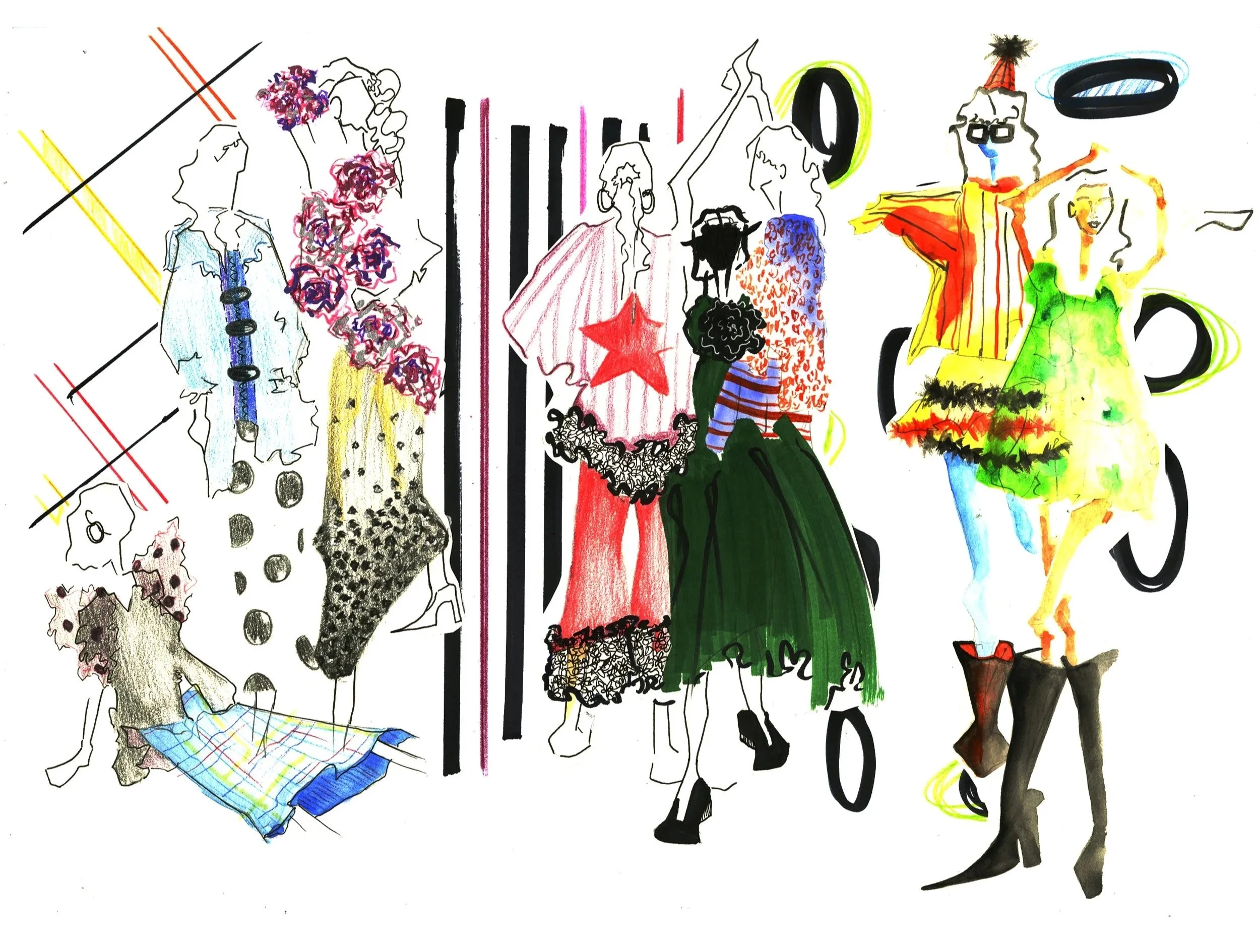 Mixed Media Illustrations