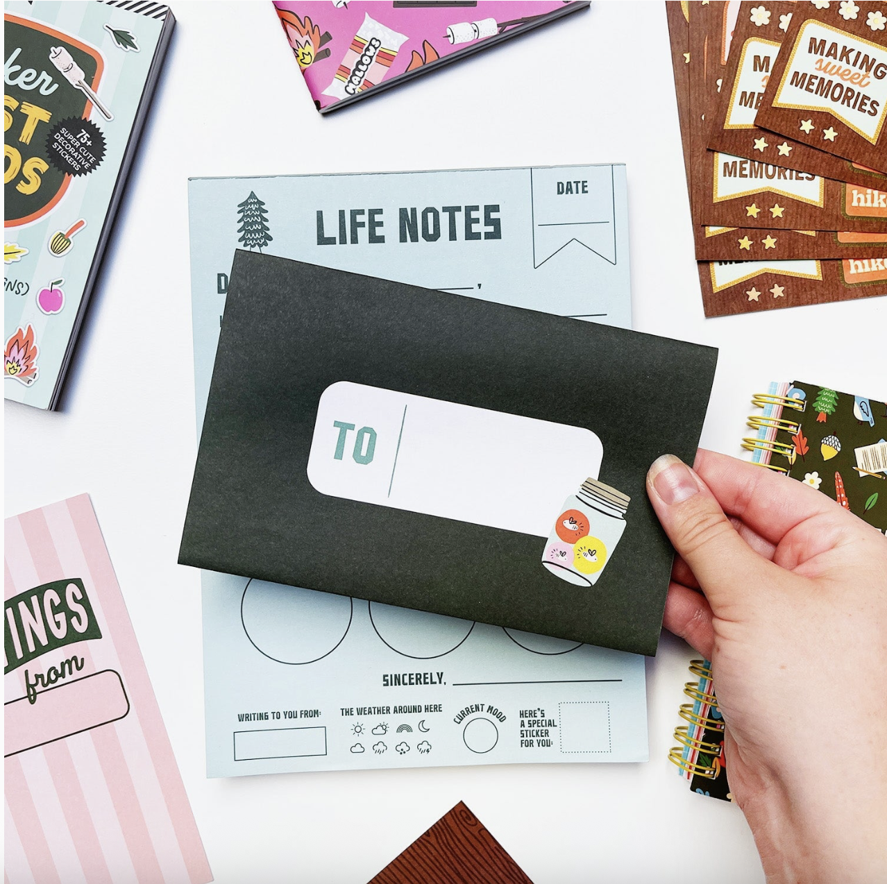 Camp Life Notepad Letter Kit