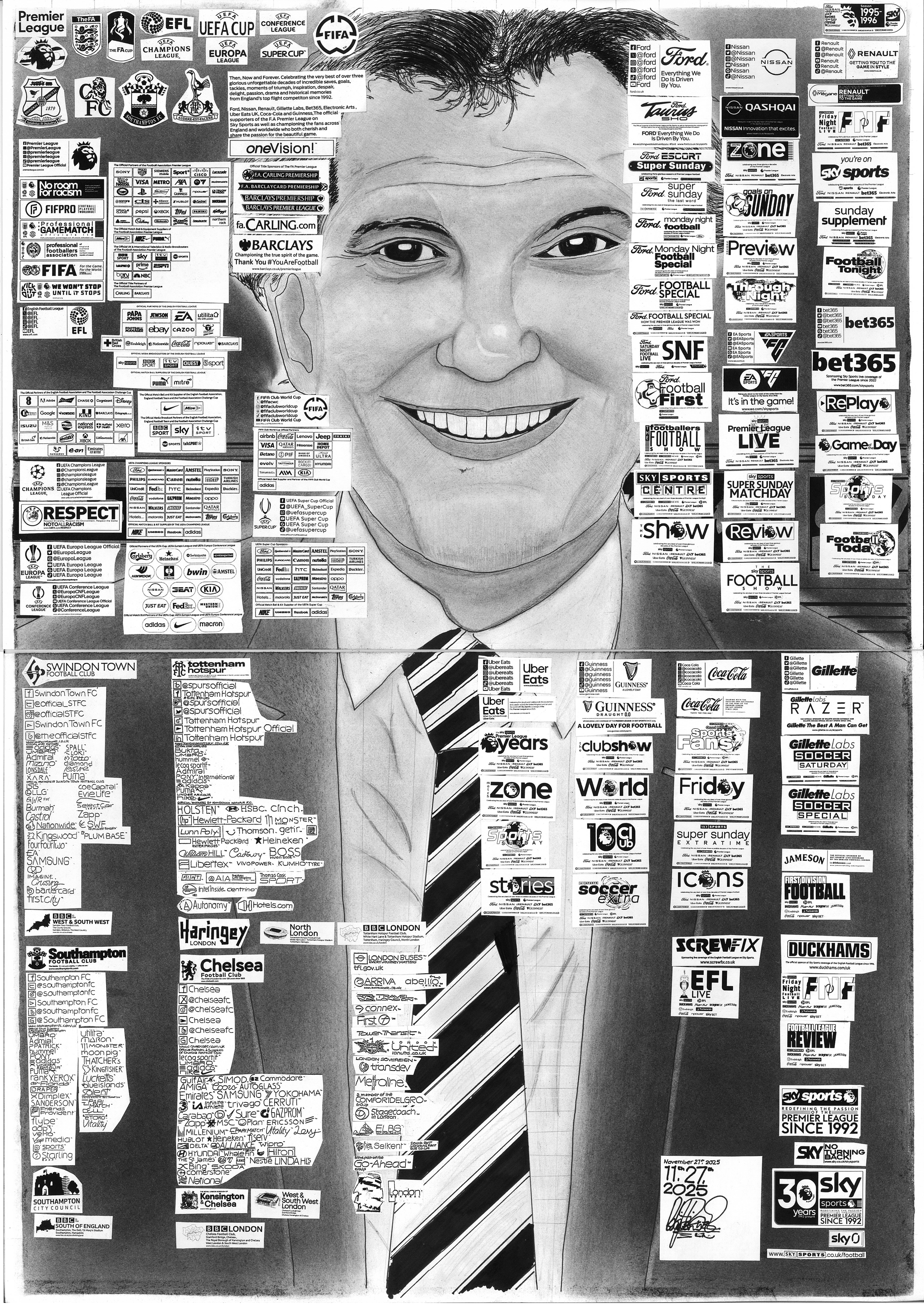 Glenn Hoddle : Chelsea, Tottenham Hotspur, Swindon Town and Southampton