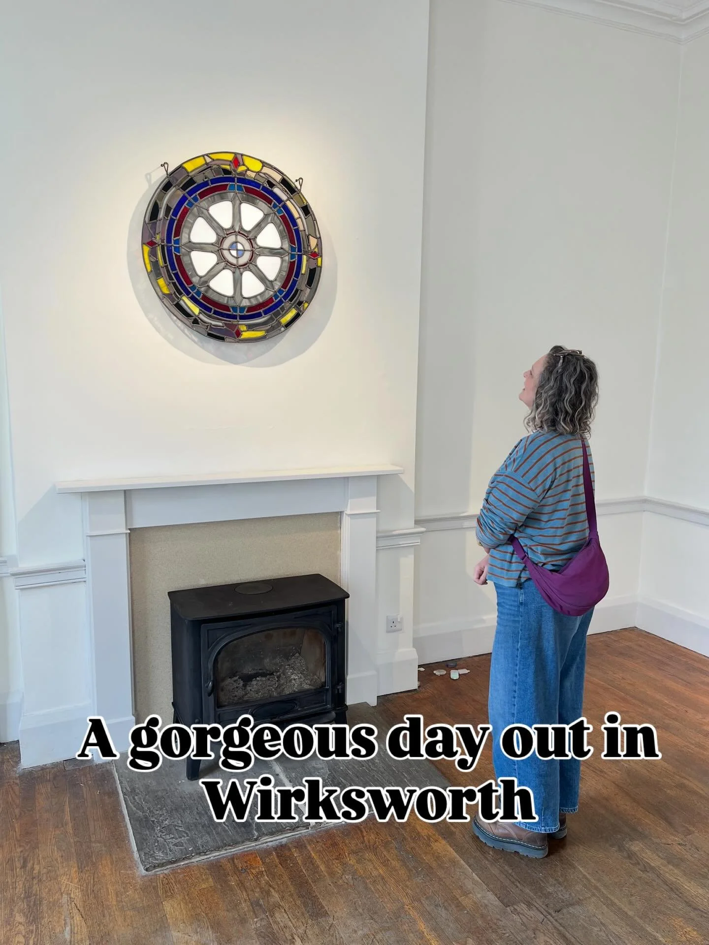A visit to see a dear friend meant a lovely pootle around #wirksworth in Derbyshire this weekend. So many interesting shops and places to eat, we ended up at Don&rsquo;s Sri Lankan street food which was delish. Next stop the gallery @haarlemartspace 