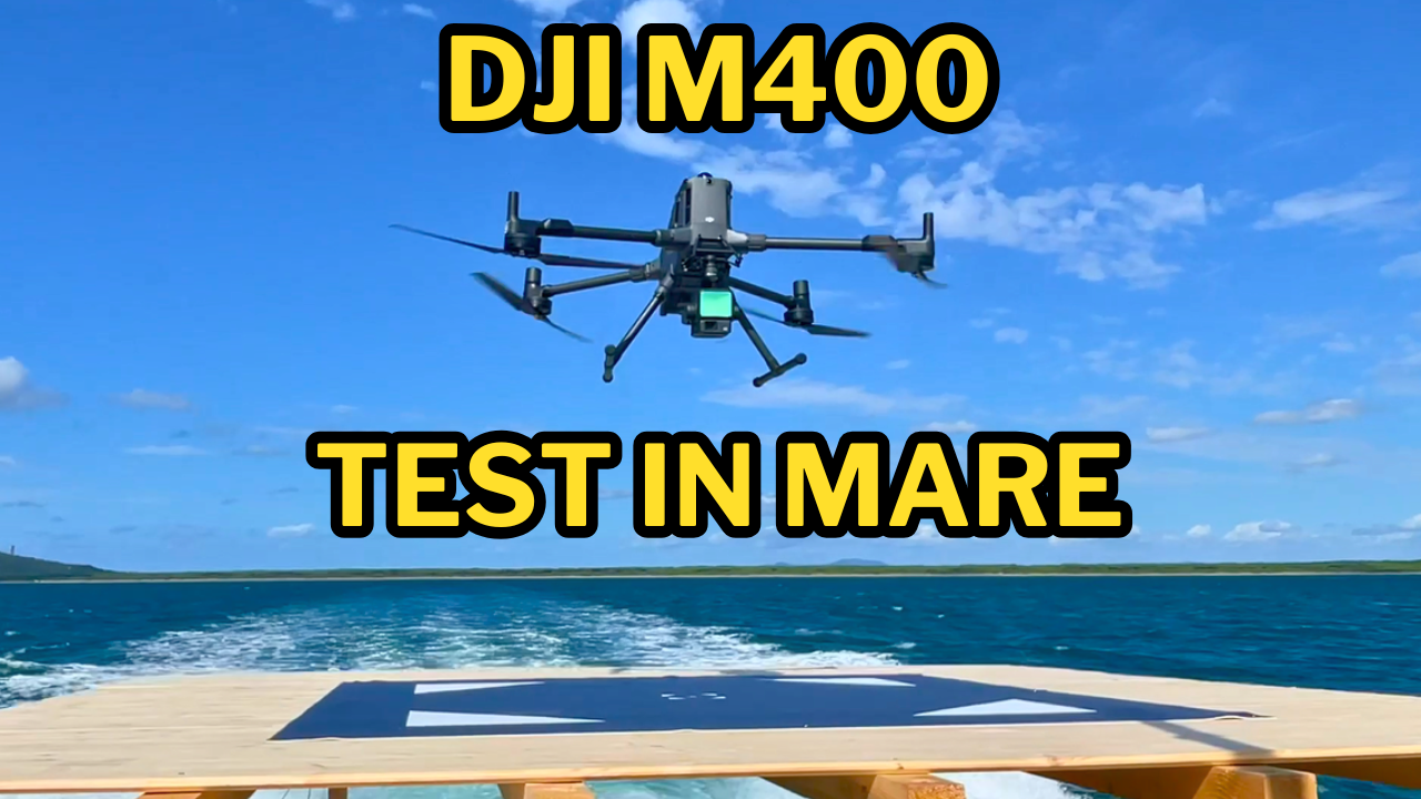 DJI Matrice 400 - decollo e atterraggio su una barca in movimento, Ecco com’è andata.