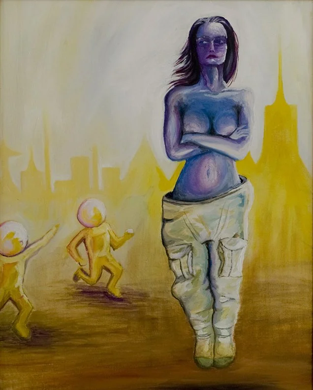 "Over Exposed" 16x20 oil on canvas