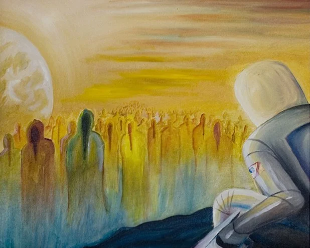 "Usual Suspects" 16x20 oil on canvas