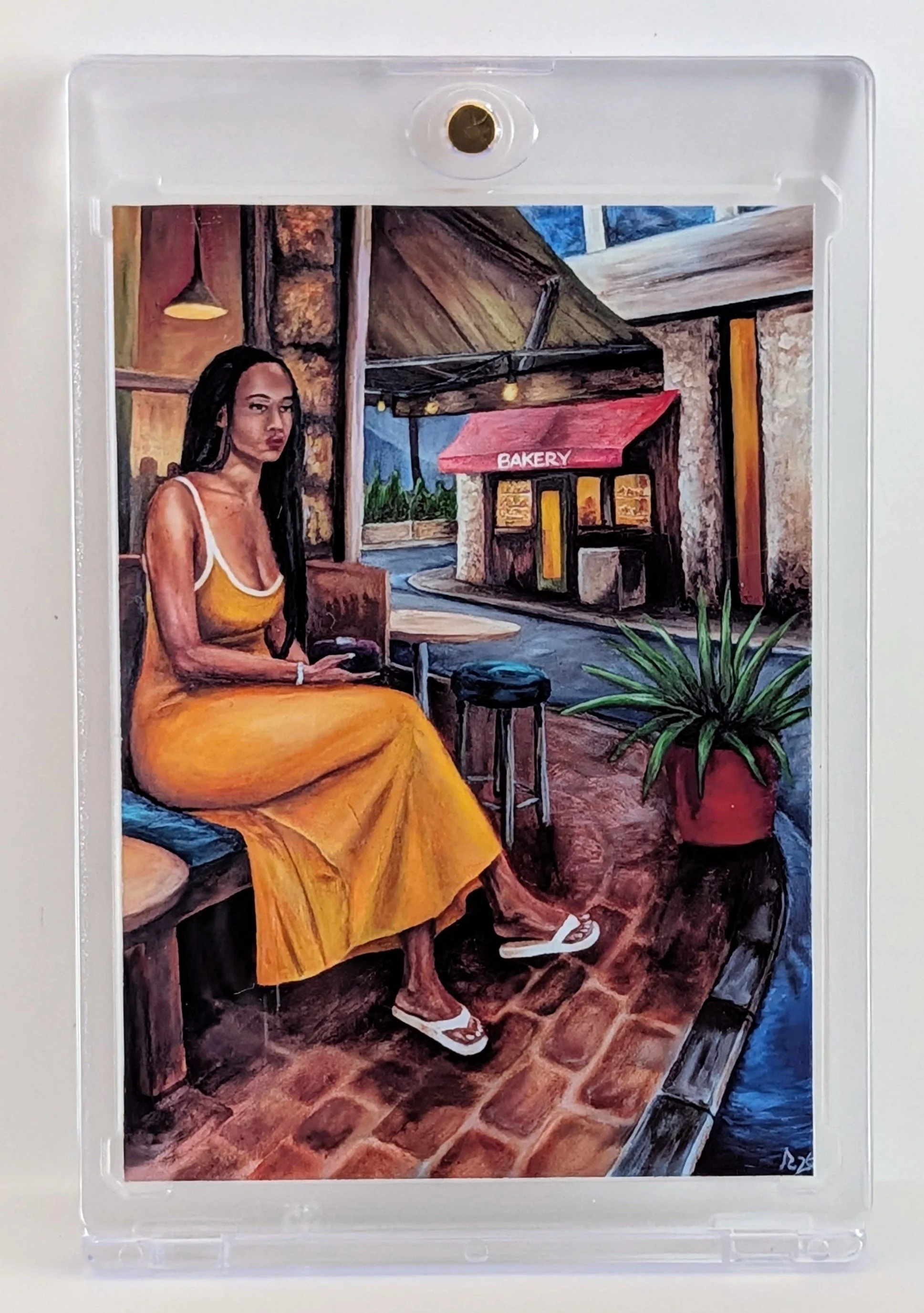 Across from the Bakery Collectible Card