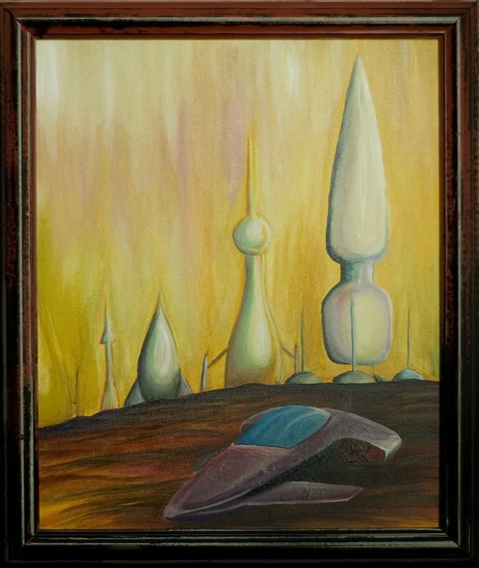"Purple Rocket"  16x20 oil on canvas