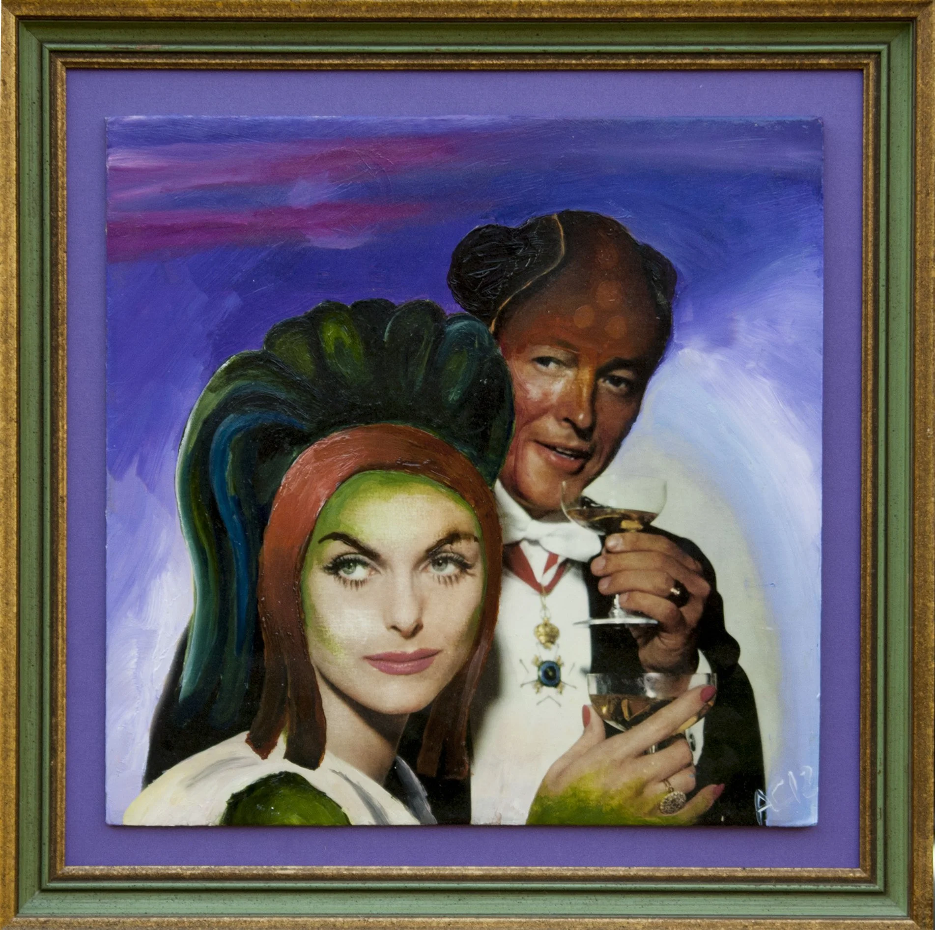 "Judging Looks" mixed media