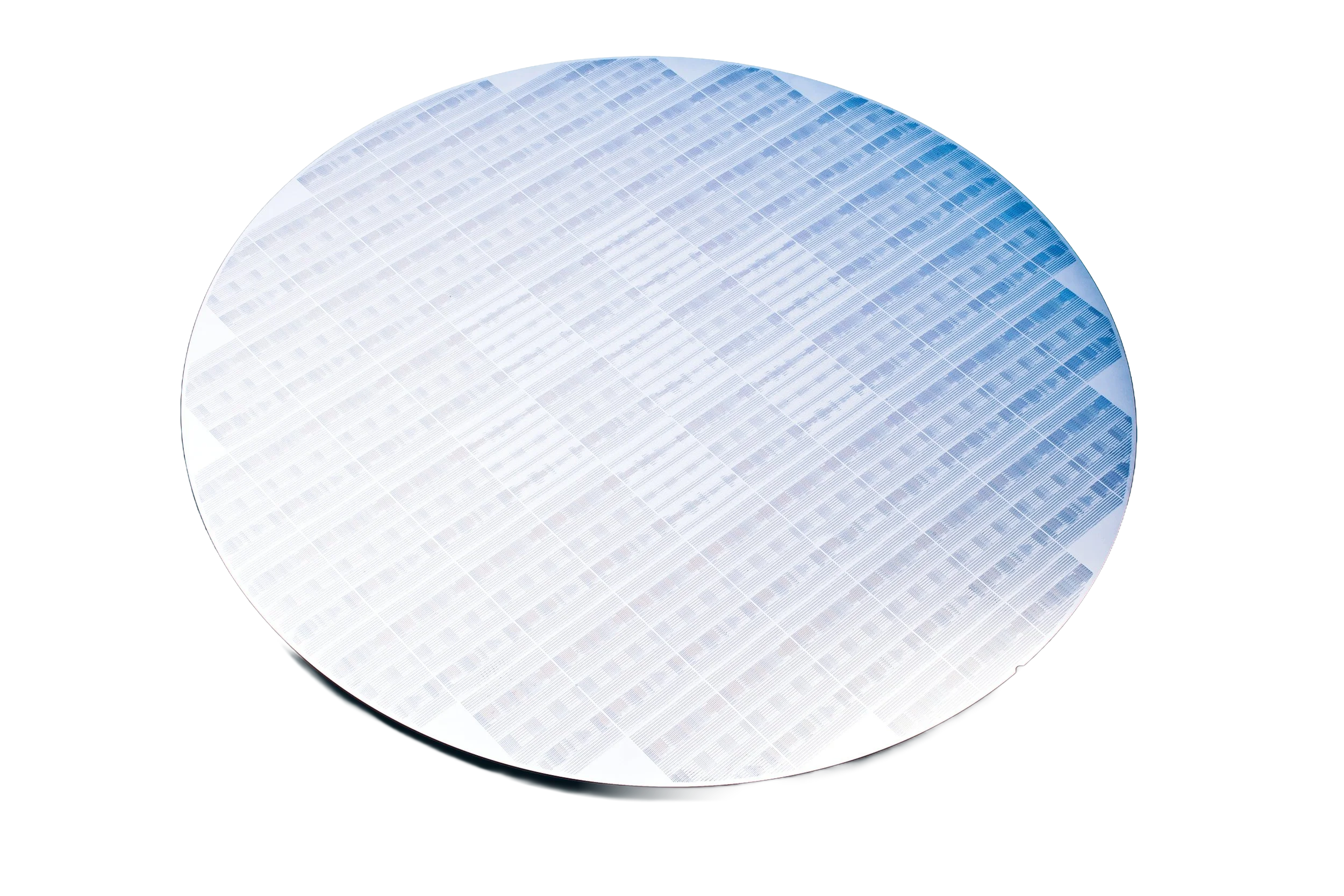 Semi-conductor wafer pattered with EUV advanced lithography and spin-on-carbon hardmask