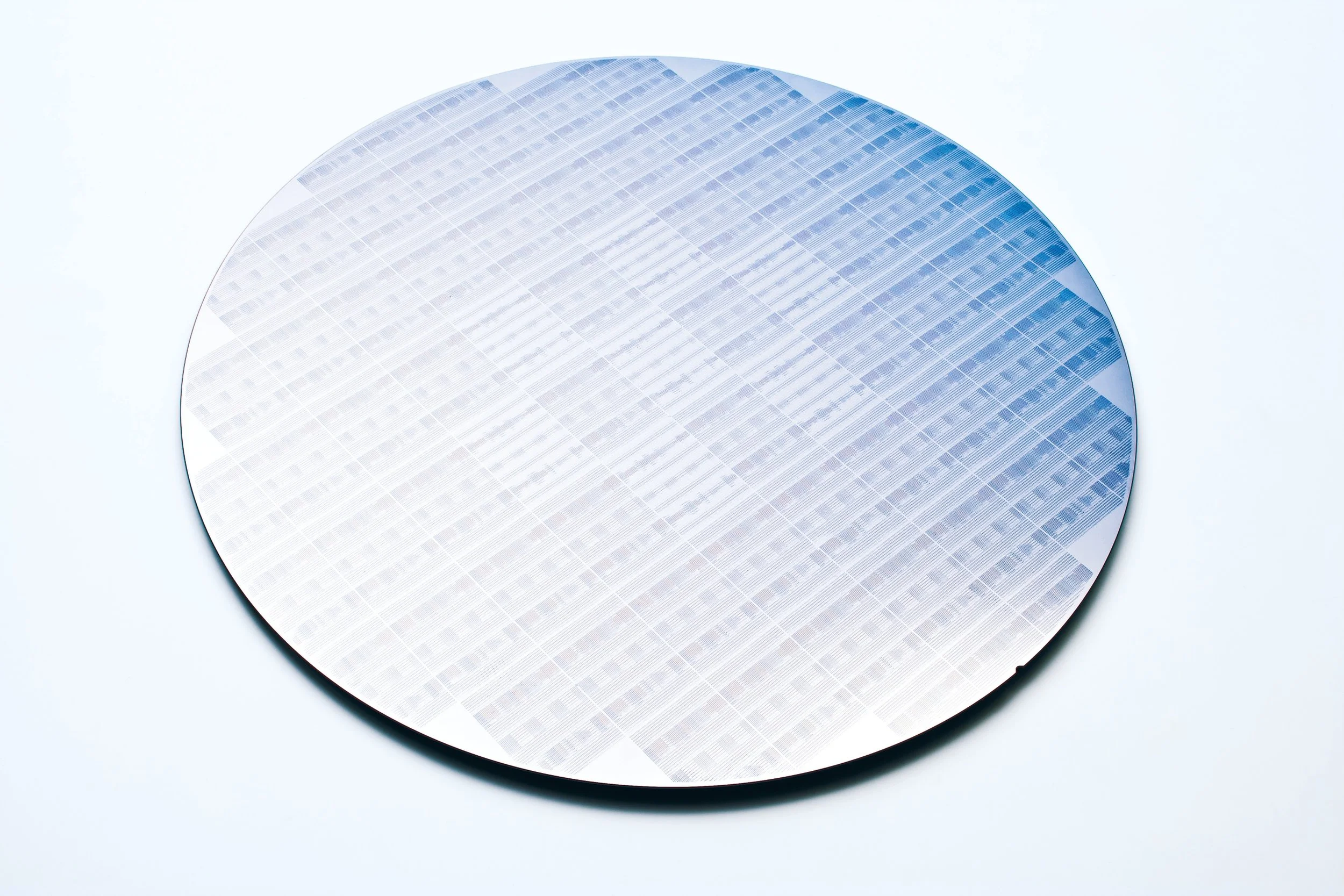 Semi-conductor wafer pattered with EUV advanced lithography and spin-on-carbon hardmask