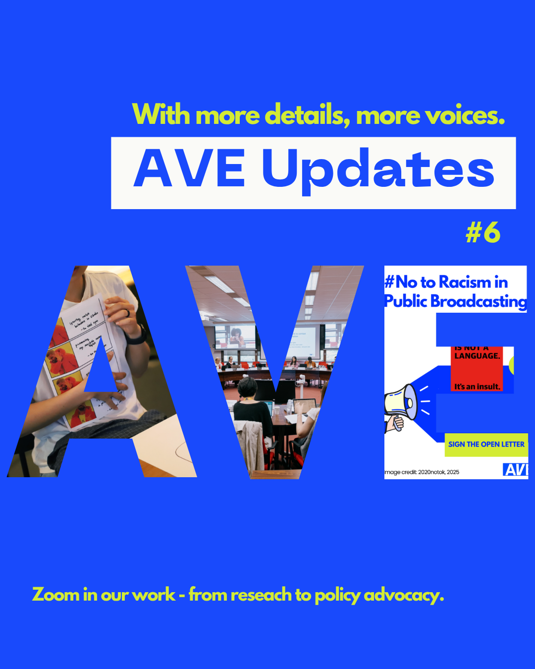 AVE updates: 2026 Q3