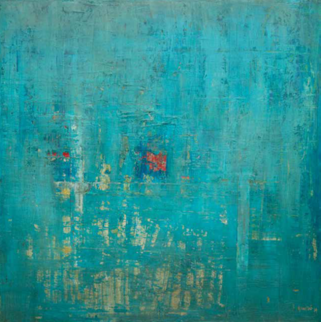 "À Bolina", 2014, Oil on canvas, 100x100cm