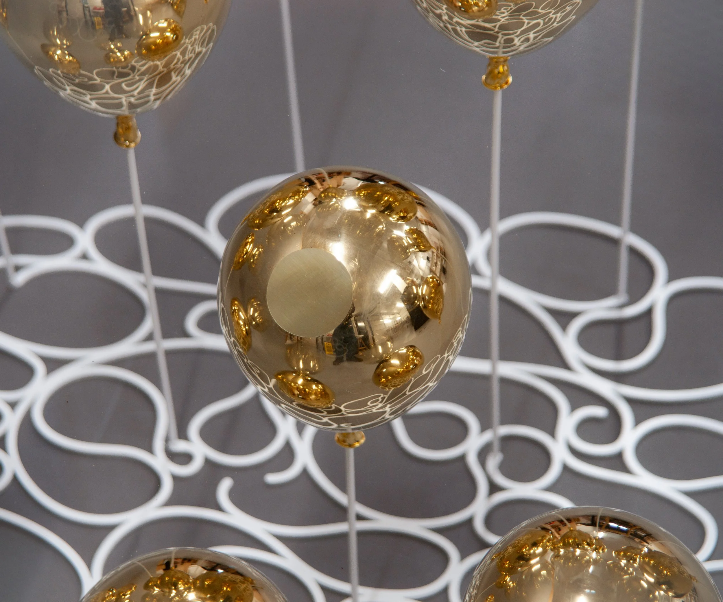 The bespoke 42 Balloon commission by Duffy London, viewed from a second angle