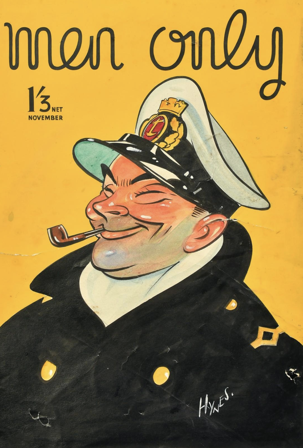 Edward Hynes front cover Men Only Navaql Officer.png