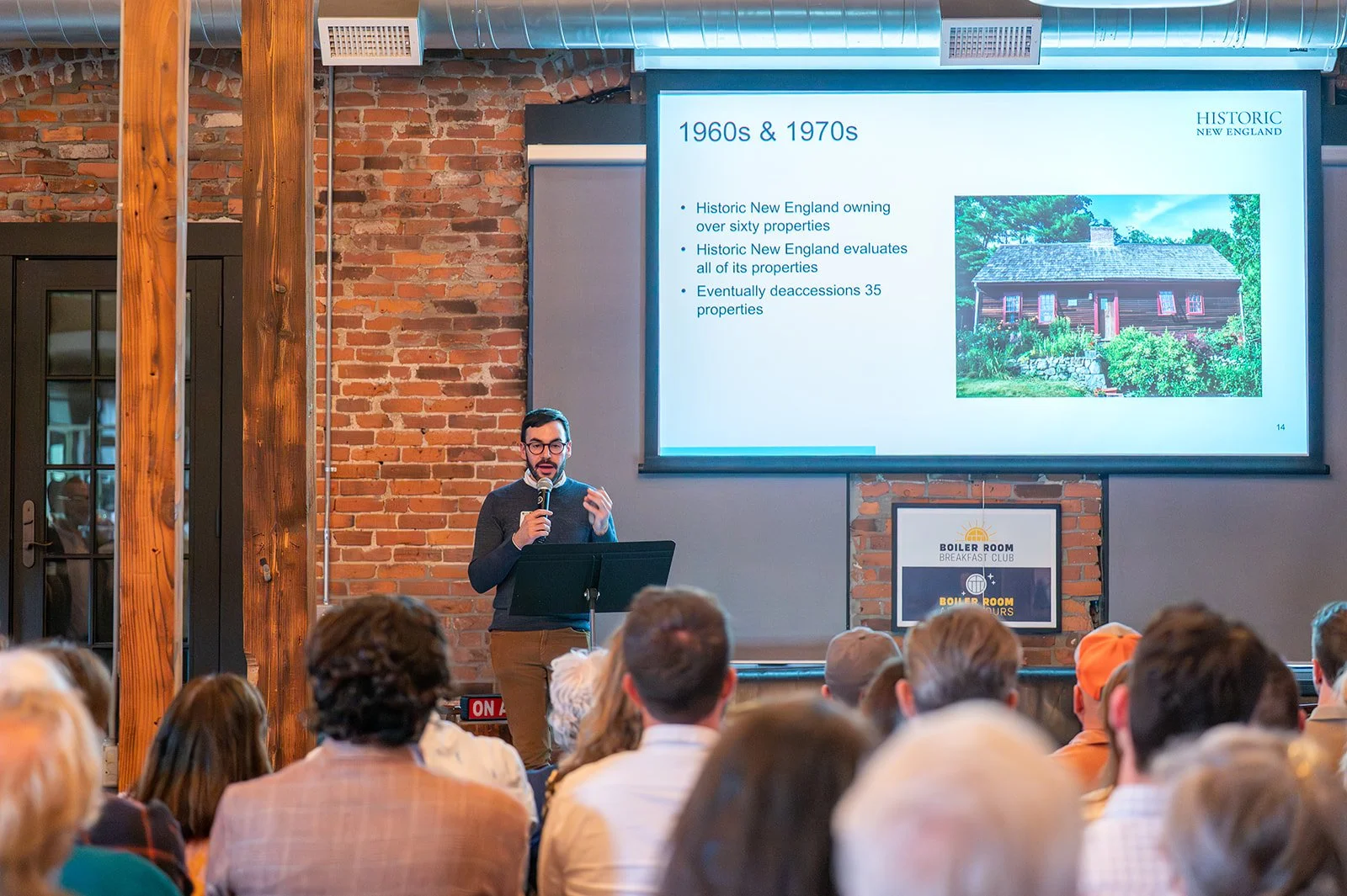 KCB Boiler Room After Hours: The Power of Preservation Easement with Historic New England