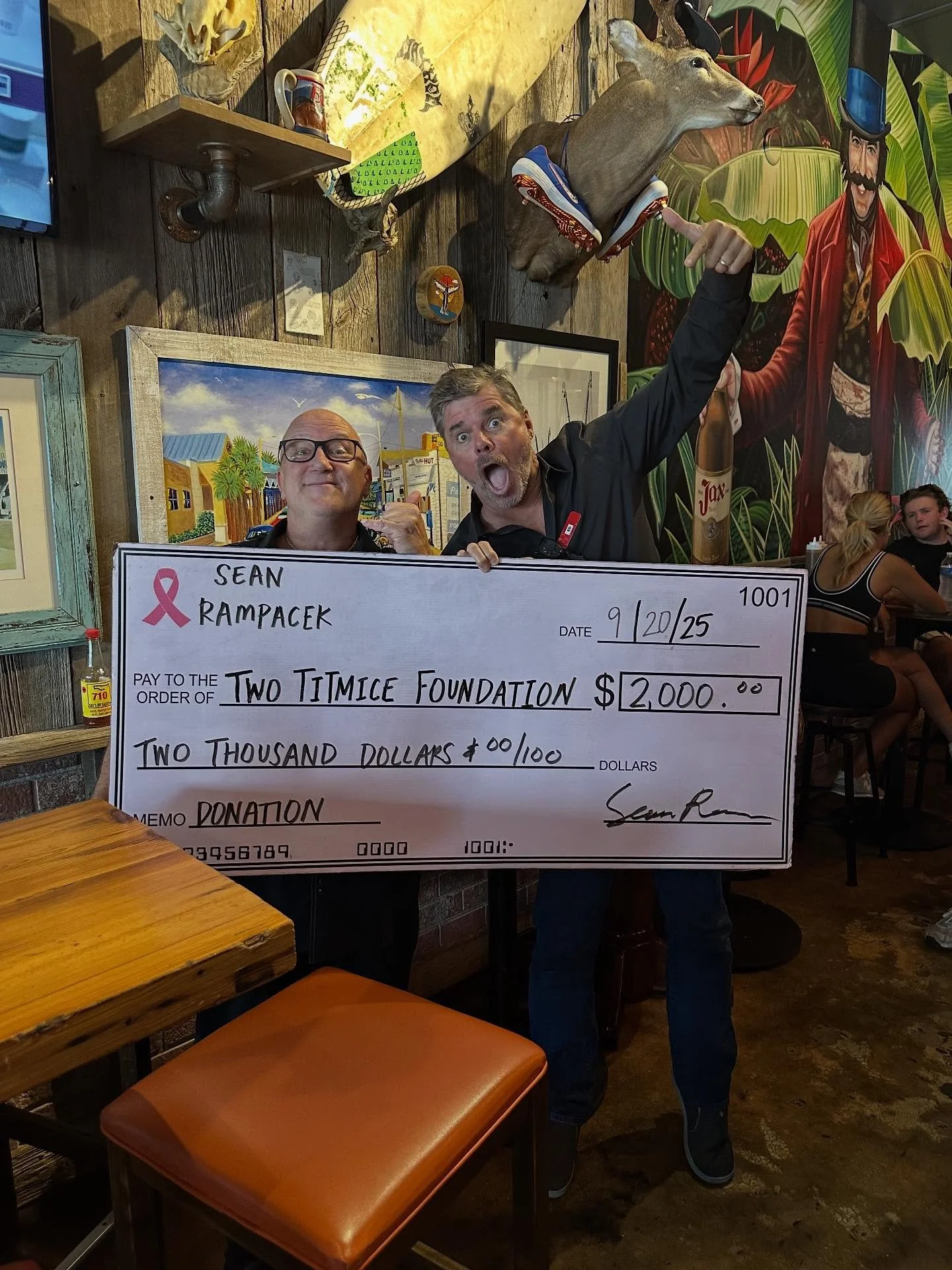 🌸✨ THANK YOU ✨🌸

A huge shoutout to the amazing Rampacek Family for their generous $2,000 donation to the Two Titmice Foundation! 💗🙏

Your kindness helps us provide hope, support, and financial assistance to families walking through breast cancer