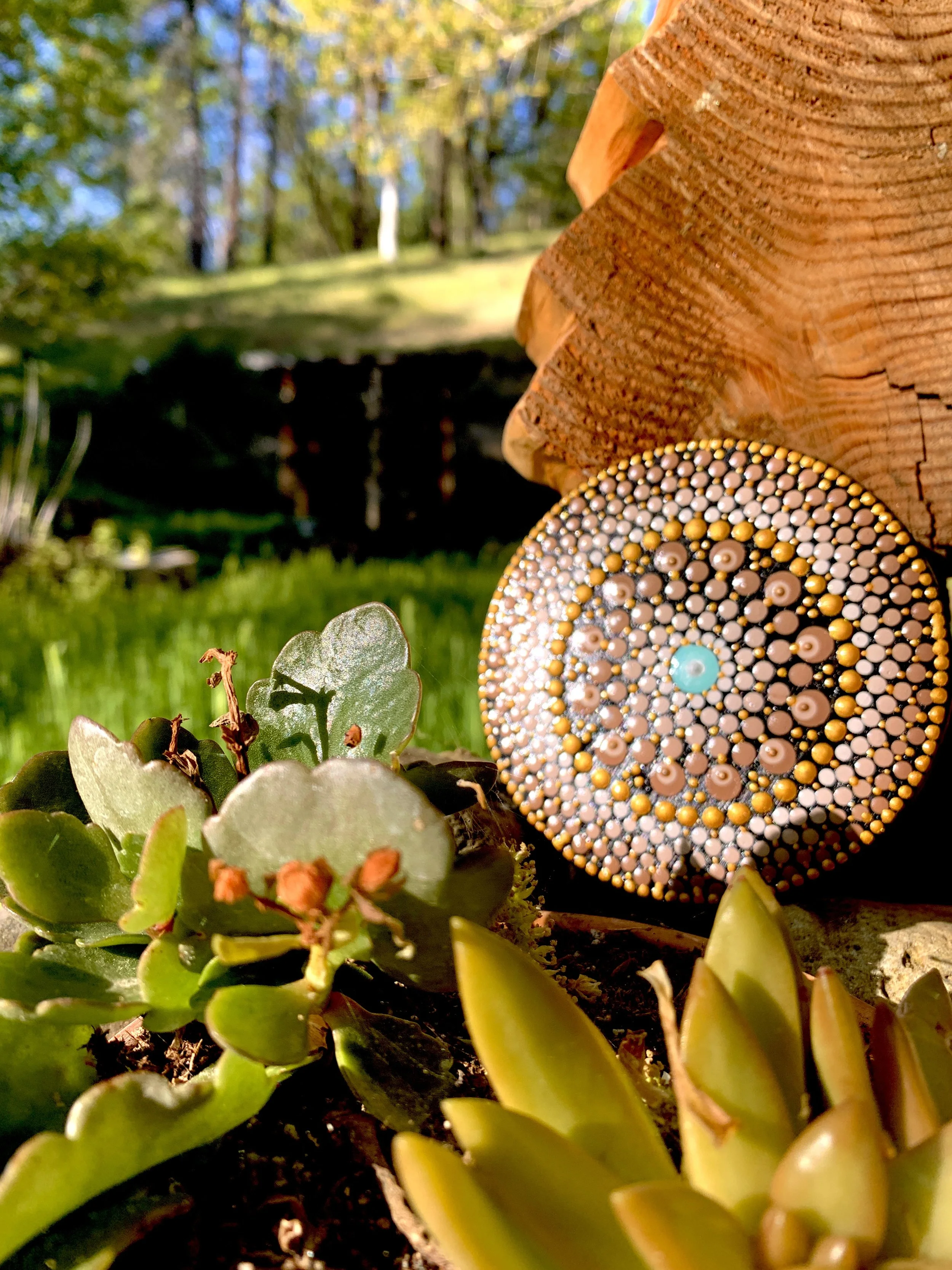 Finding Center - Mandala Shiny in Sun.JPG