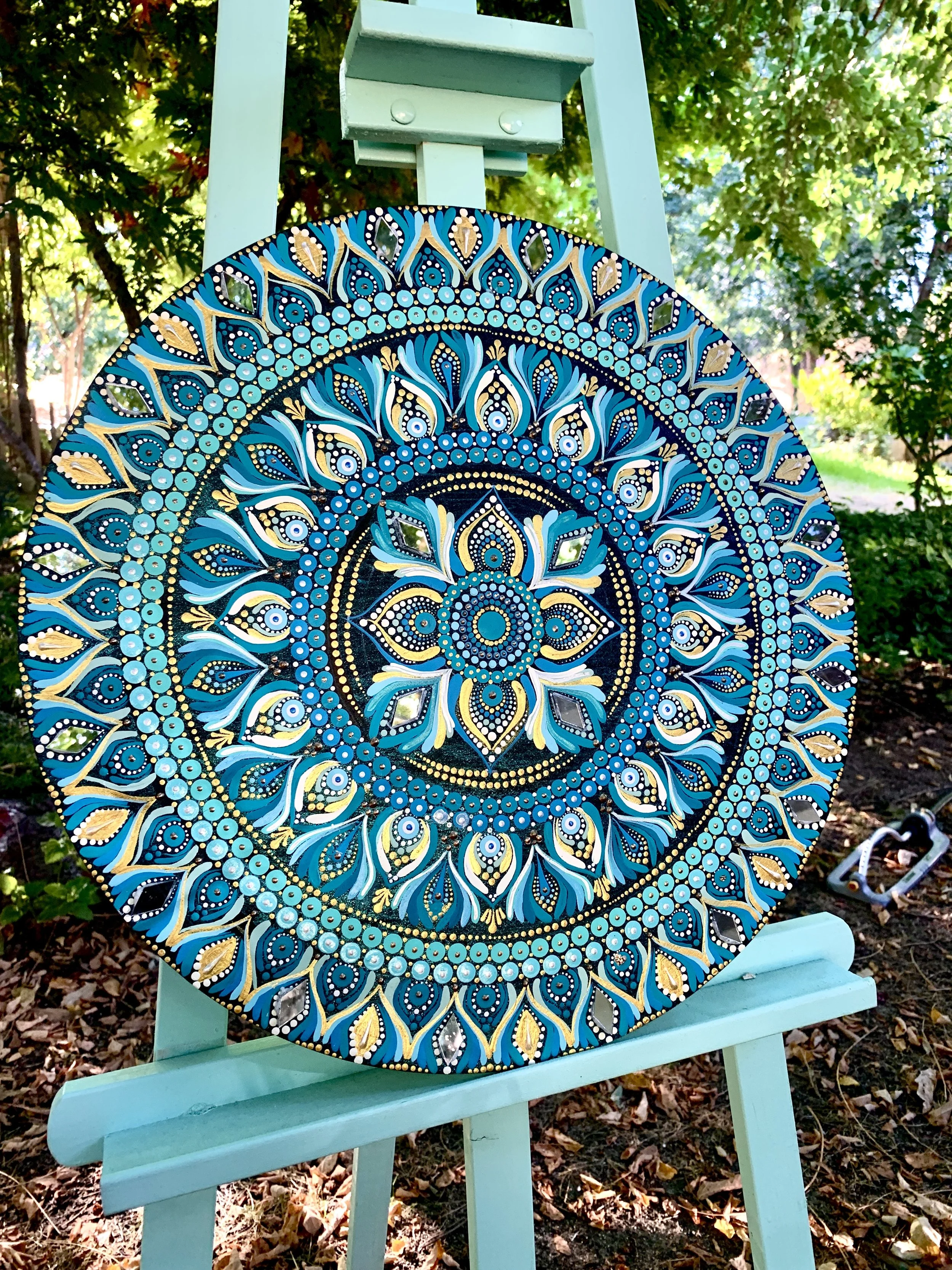 Pebble Beach - Easel Mandala.JPG