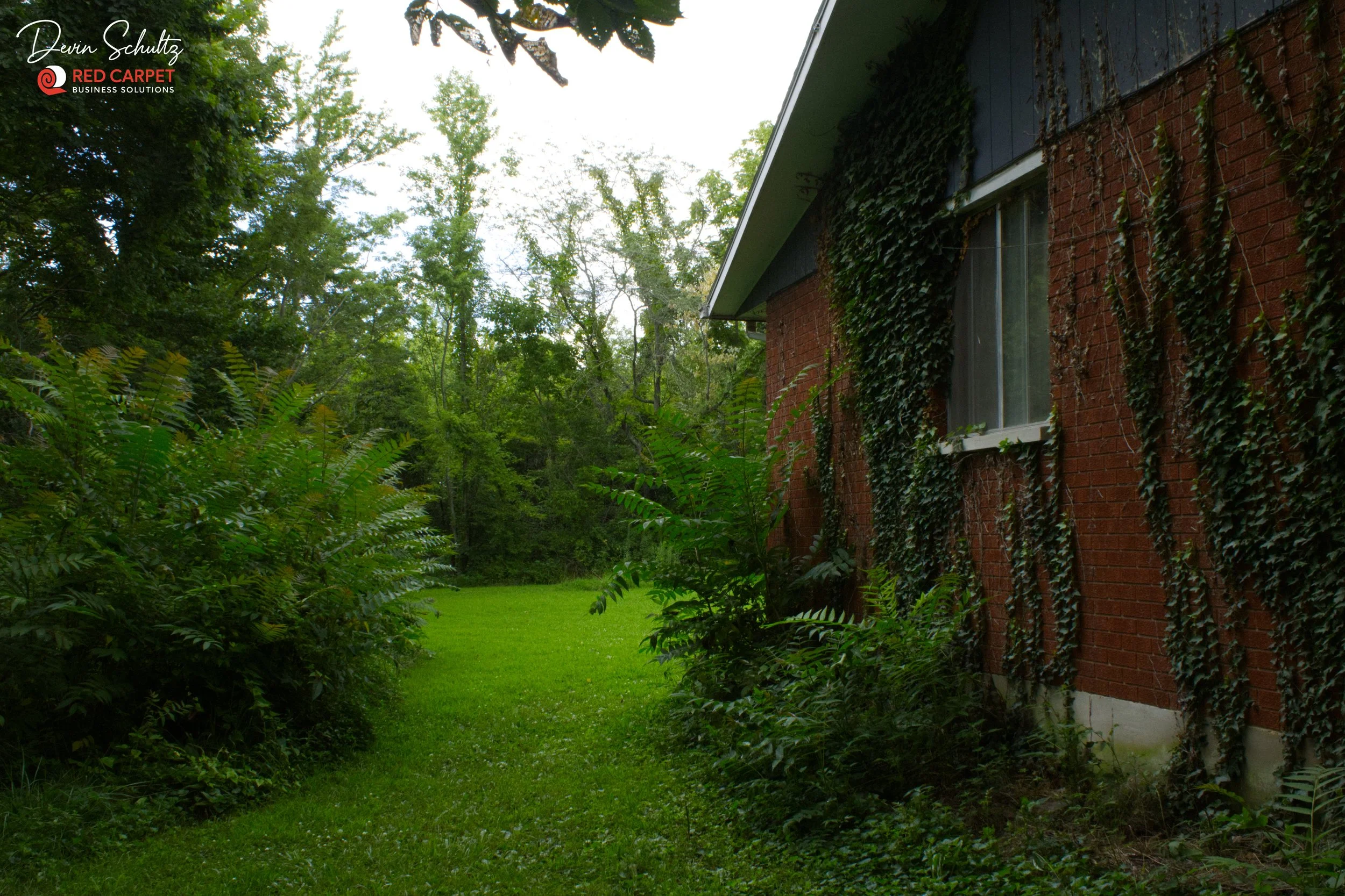 Side Profile of Old Brick House