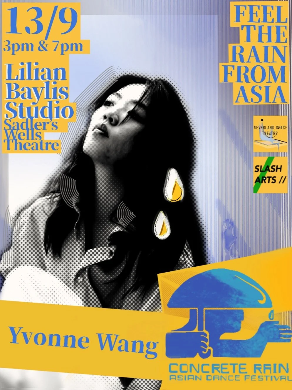 Taiwanese dancer Yvonne Wang is featured at Concrete Rain &ndash; Asian Dance Festival✨

Partnering with HK dancer Christina Lai, Wang presents &lt;DOUBLE EDGED: Laboratory of Human Friction&gt;, a bold duet that turns the stage into a lab of clashin