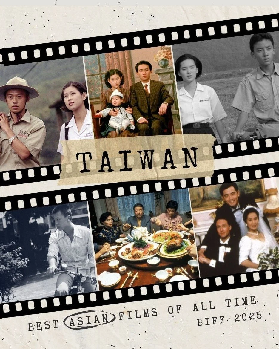 Taiwan Cinema Shines on the Global Stage!✨

The Busan International Film Festival has just announced the &quot;Best Asian Films of All Time&quot;, and several Taiwanese classics made the list! 🎉Acclaimed directors Edward Yang and Hou Hsiao-hsien eve