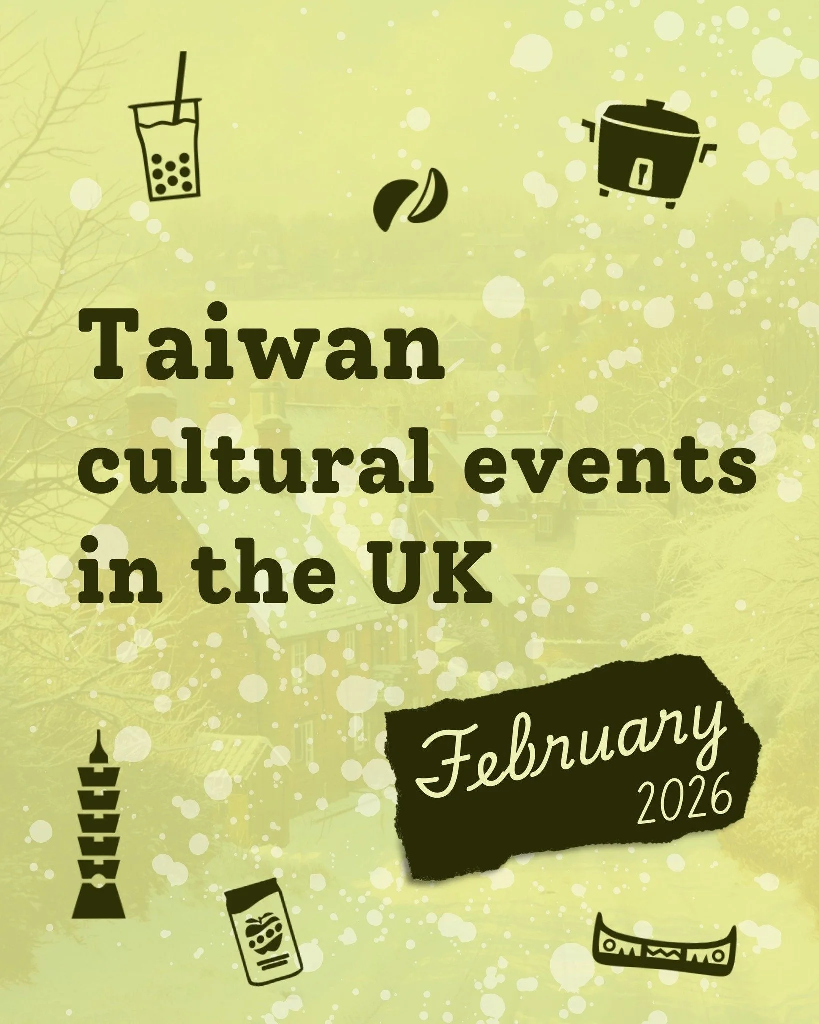 【在英國的臺灣文化活動｜二月預告】📢

💃 梁秩傑舞作登上 DecaDance 芭蕾舞之夜
舞蹈家梁秩傑編舞創作的《Out of Breath》，將登上 DecaDance 芭蕾舞之夜。這場演出讓律動與音樂在充滿能量的舞蹈慶典中碰撞。
2月4日

🤖Future Folk 工作坊
匯集多位國際舞蹈家及藝術家，探索如何運用數位科技重新詮釋民俗、舞蹈與音樂。並邀請謝杰樺與Rebecca Evans ，分享其新計畫《Field／陣》。
2月6日

🏛️ V&amp;A 博物館書法工作坊 
賴倚