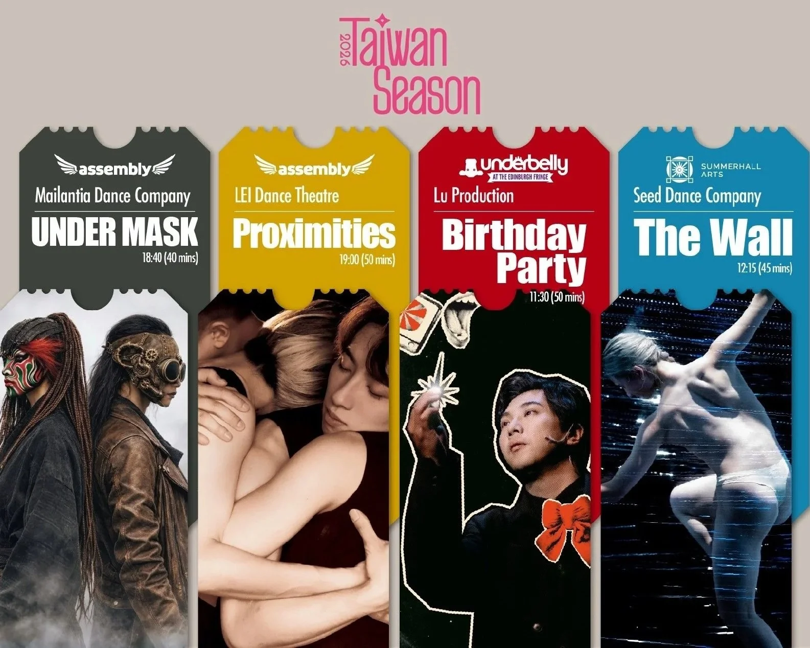 2026 Taiwan Season - Edinburgh Festival Fringe