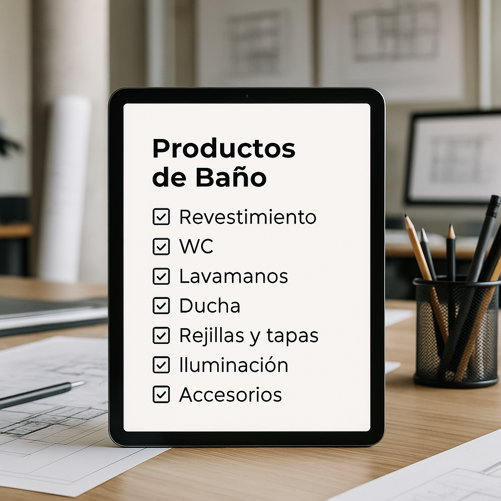 Baños: Checklist productos para remodelación
