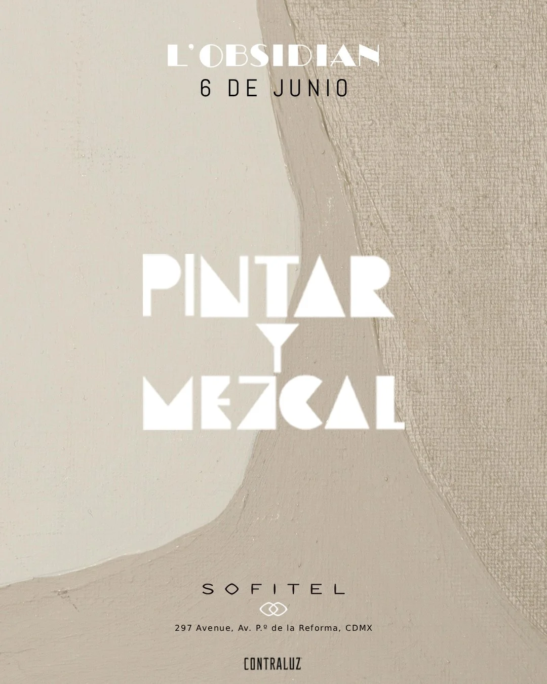 PINTAR Y MEZCAL X SOFITEL HOTEL MEXICO CITY X L'OBSIDIAN BAR